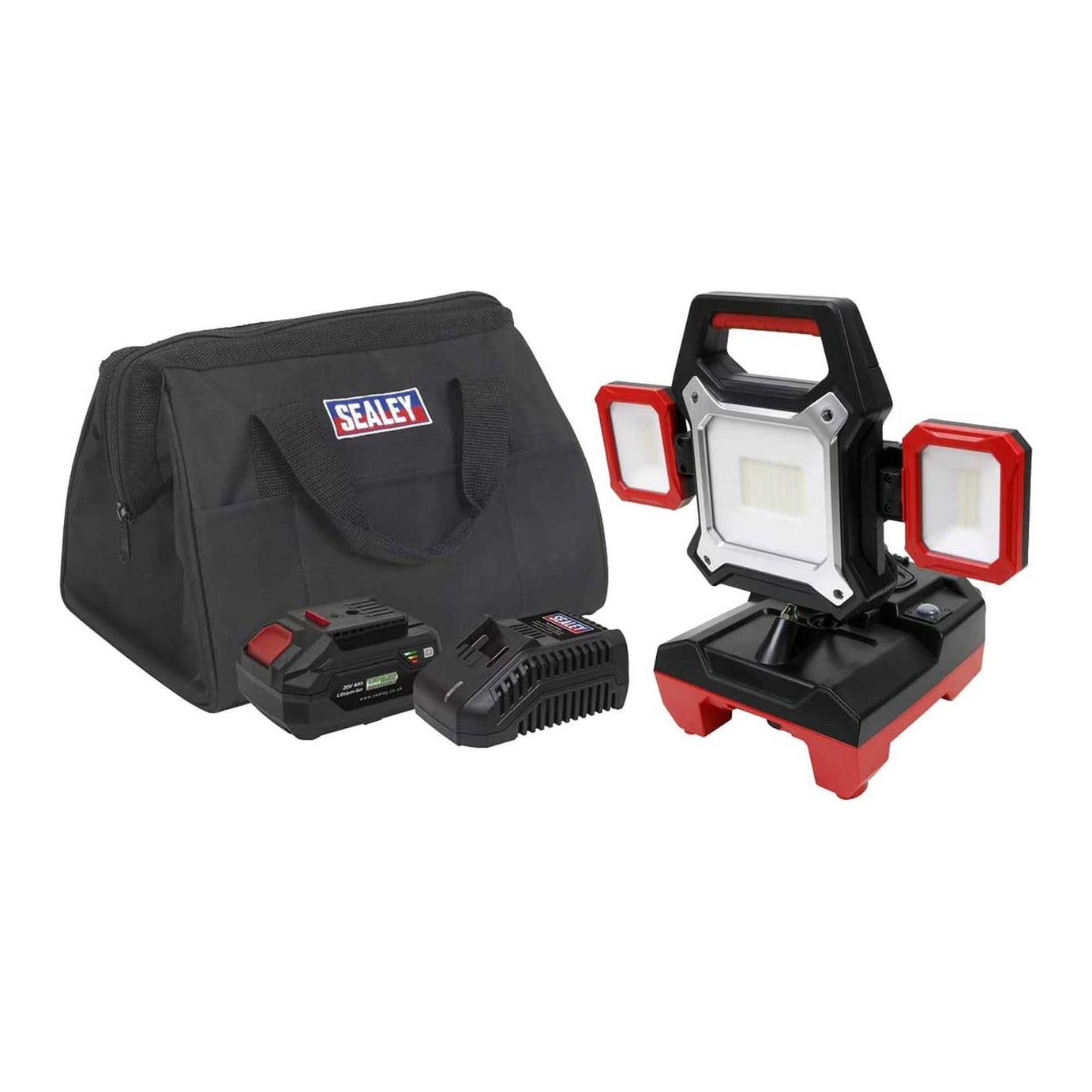 Sealey Cordless/Corded 20V 4Ah SV20 Series Worklight Kit SMD LED 4000lm