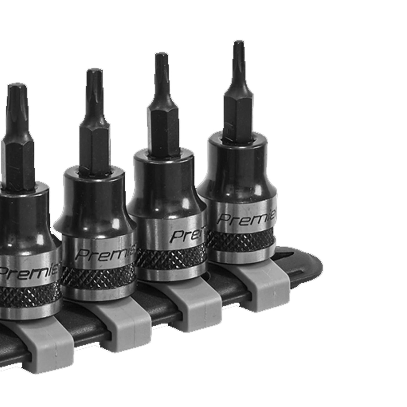 Sealey TRX-Star* Socket Bit Set 10pc 3/8"Sq Drive Black Series
