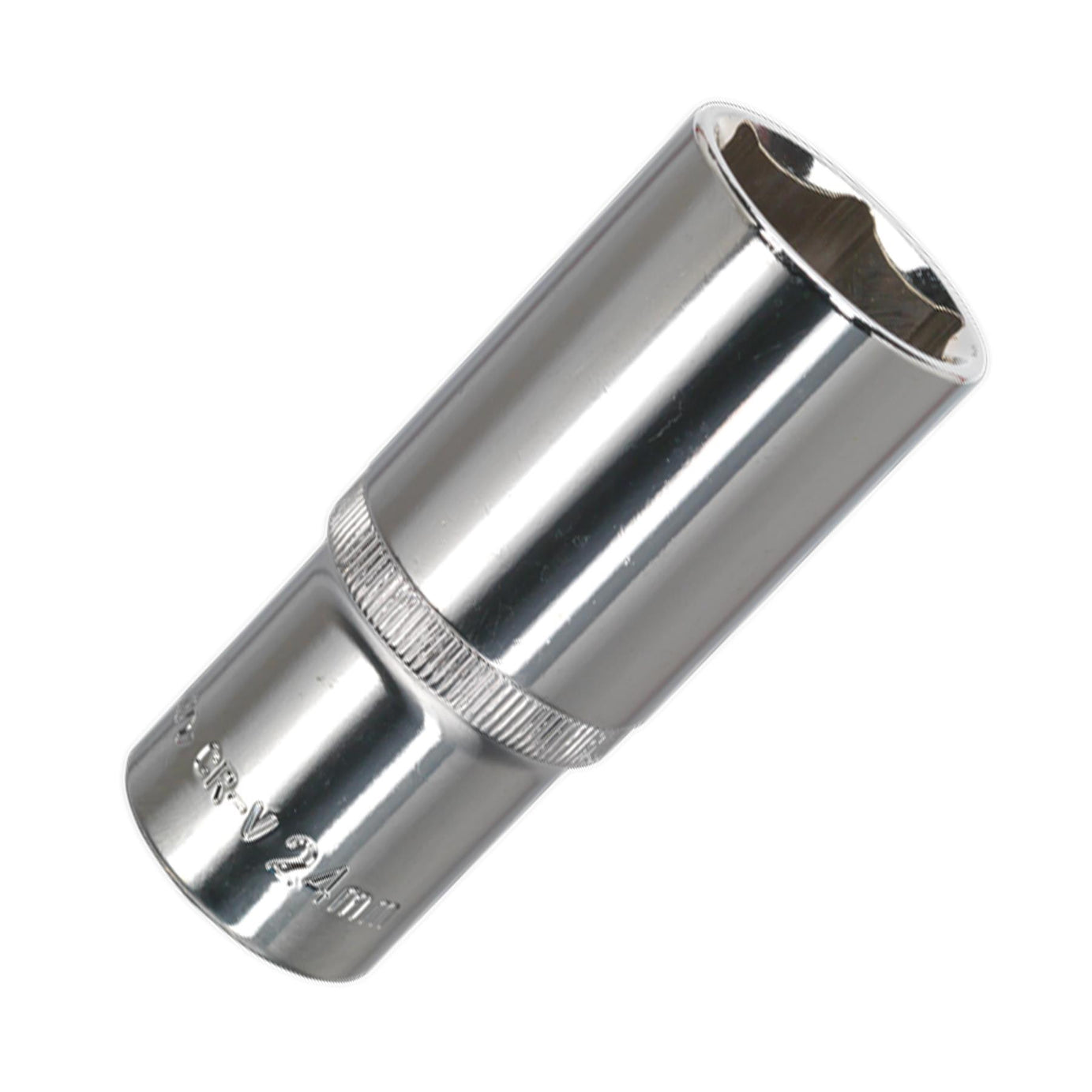Sealey WallDrive Socket 24mm Deep 1/2"Sq Drive Fully Polished
