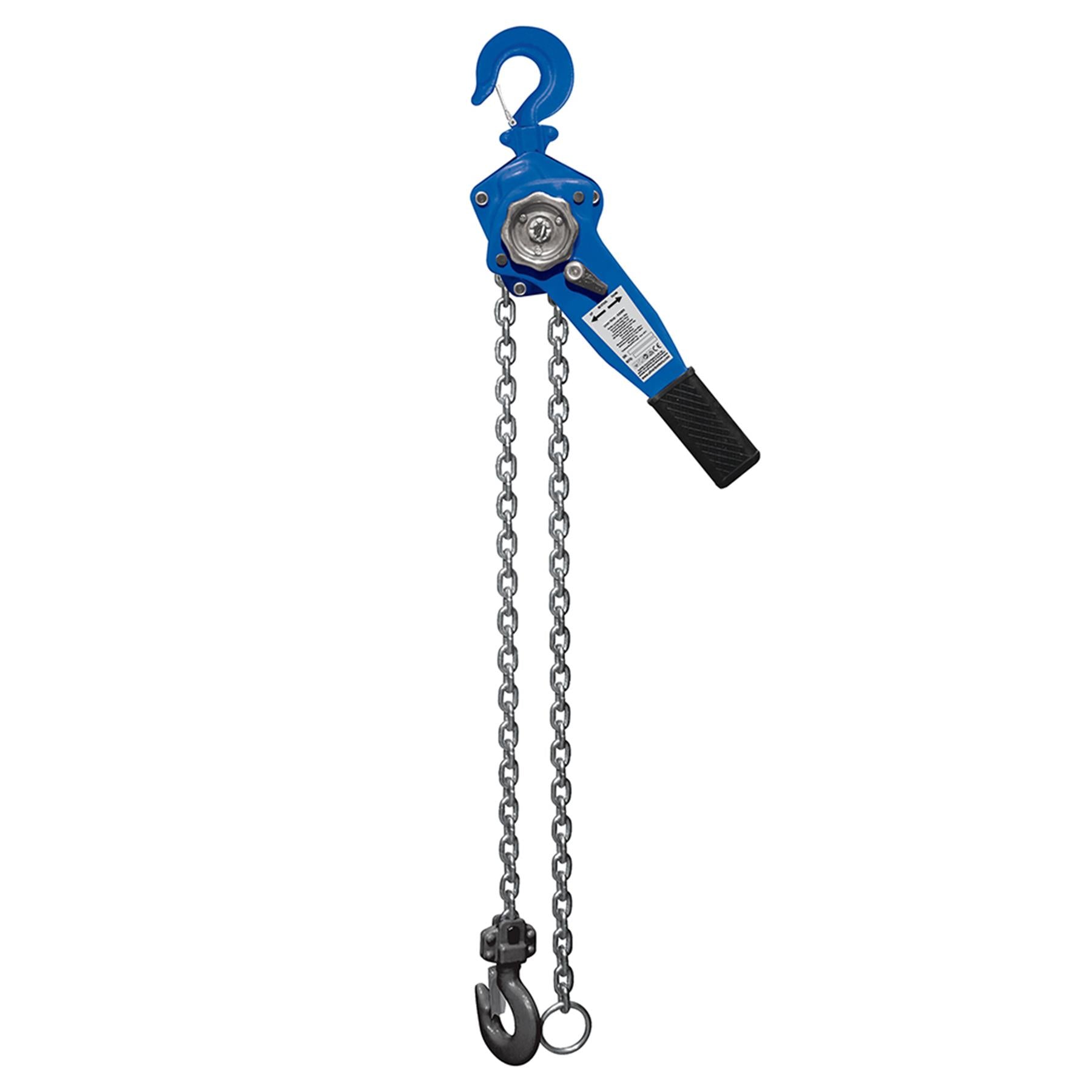 Lever Hoist 750Kg Compact Lightweight Winch Hand Ratchet Pull Lift DIY