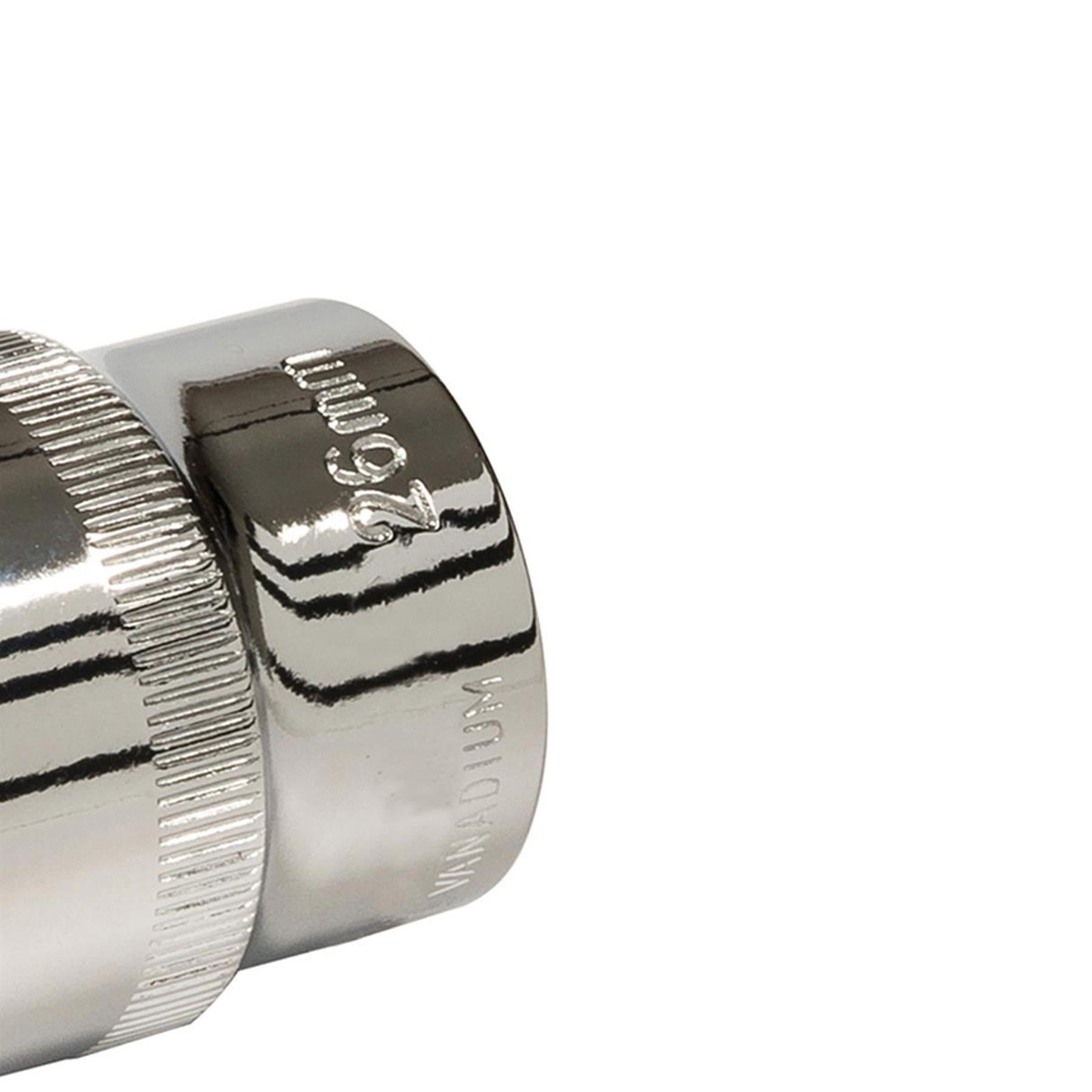 Socket 1/2" Drive Metric Hex Square 26mm Individual Hex Polished Crv Quality