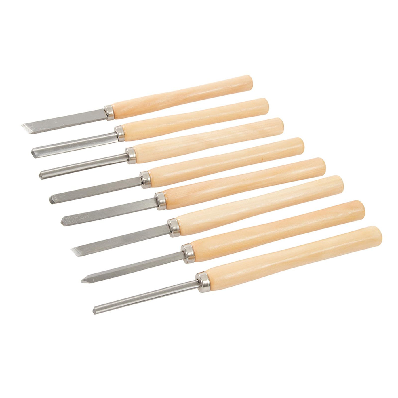 Wood Turning Chisel Set 8Pce Woodwork Chisels For Shaping Wood