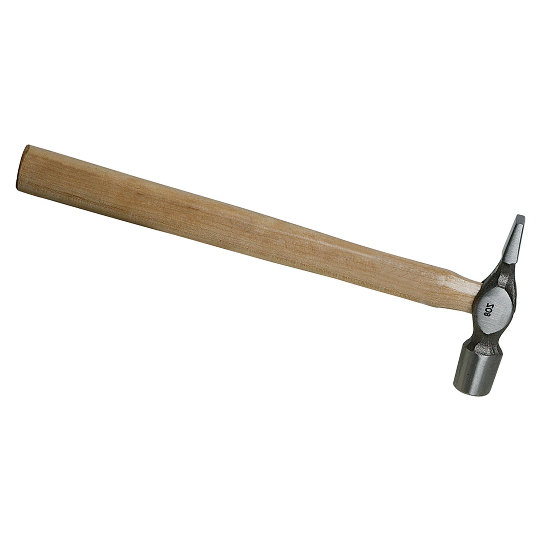 Hardwood Warrington Hammer - 8Oz (227G) Forged Steel Polished Head Hardened