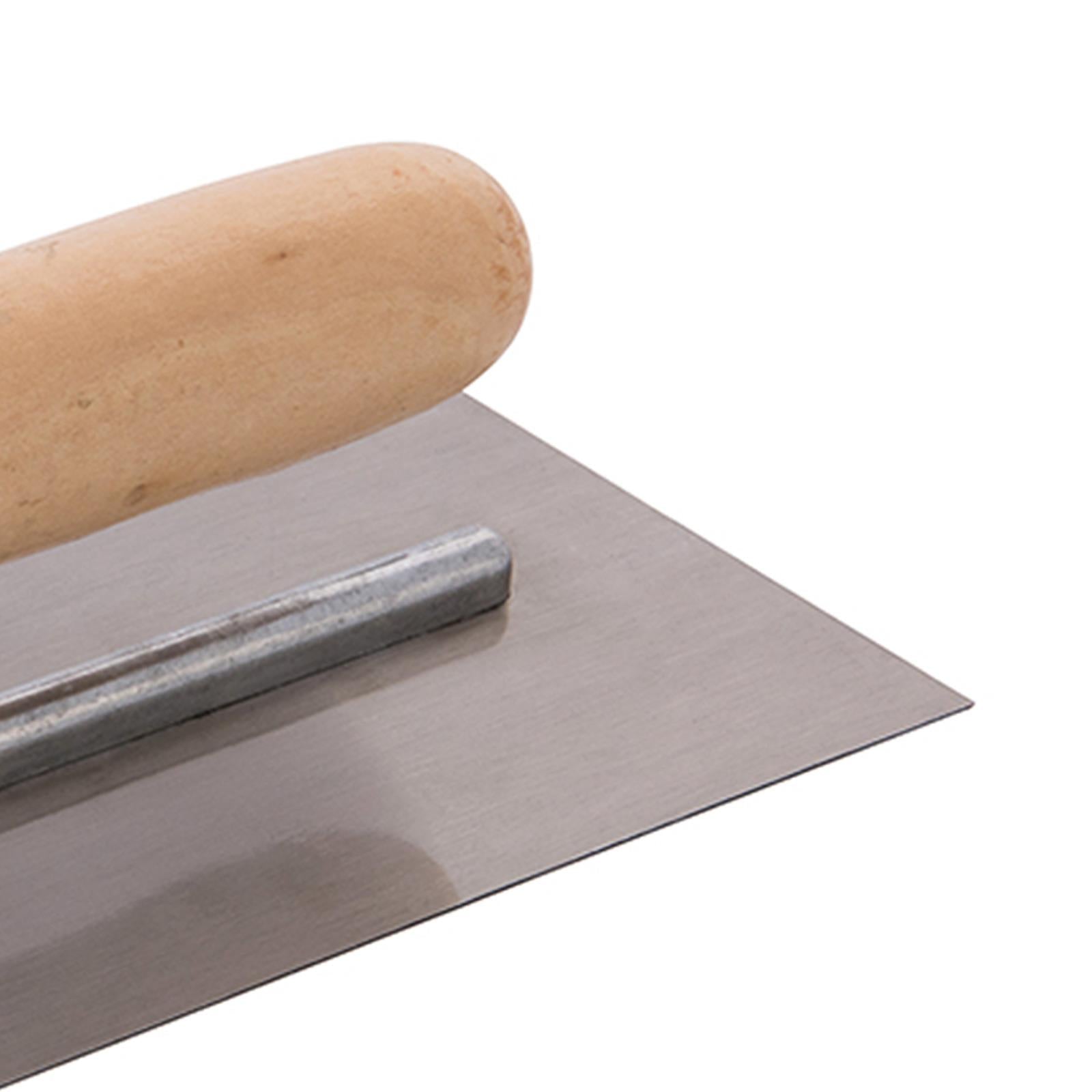 Plastering Trowel 280mm Carbon Steel Blade Finishing Flexible 8-rivet fixing