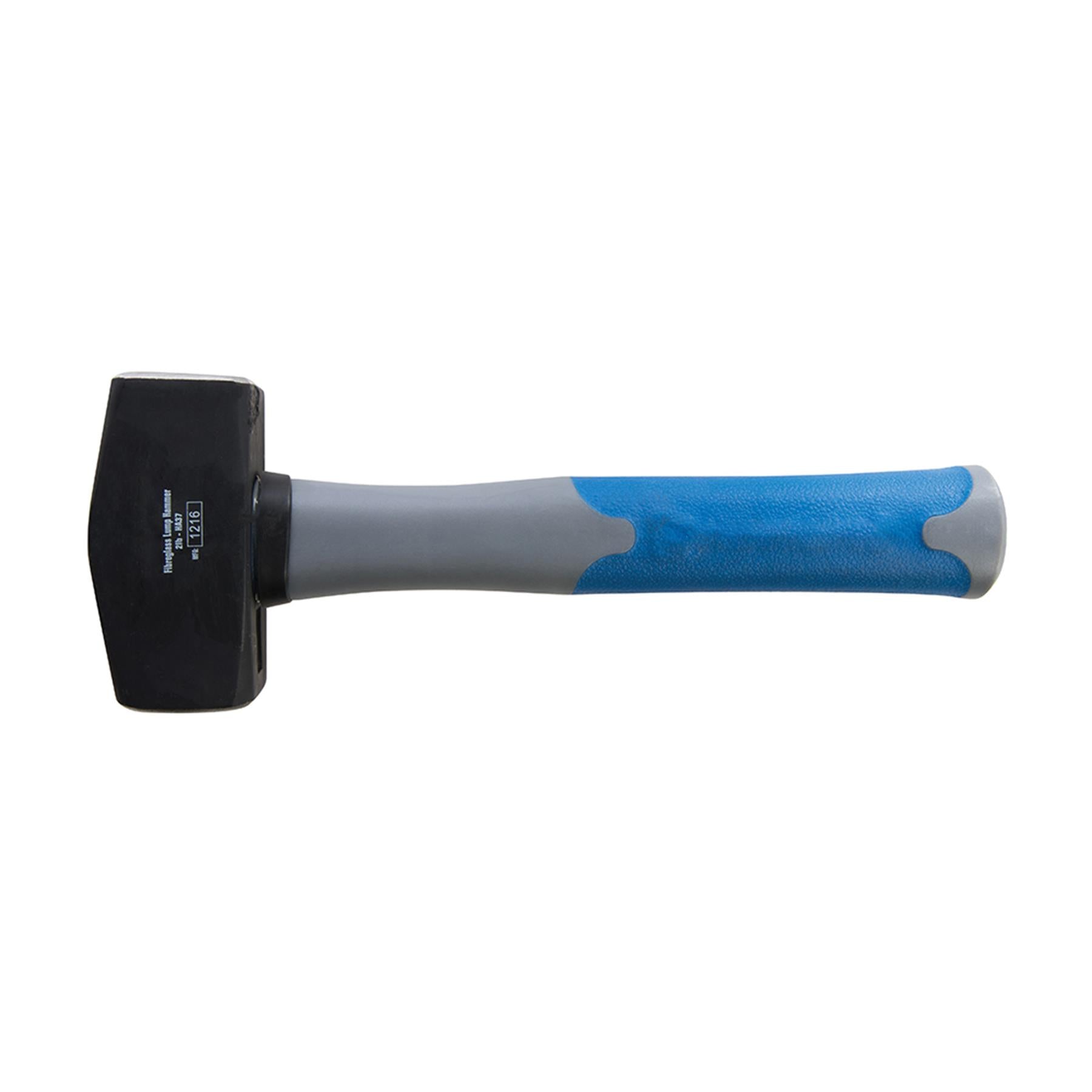 Fibreglass Lump Hammer 2Lb (0.91Kg) Steel Mallet High Grip Demoliton Building