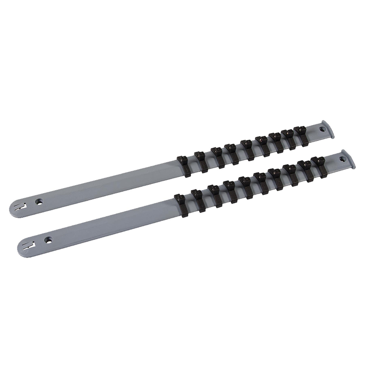 6 Pc Snap Rail On Socket Holder Storage Rail Set For 46 Sockets 1/4" 3/8" 1/2"