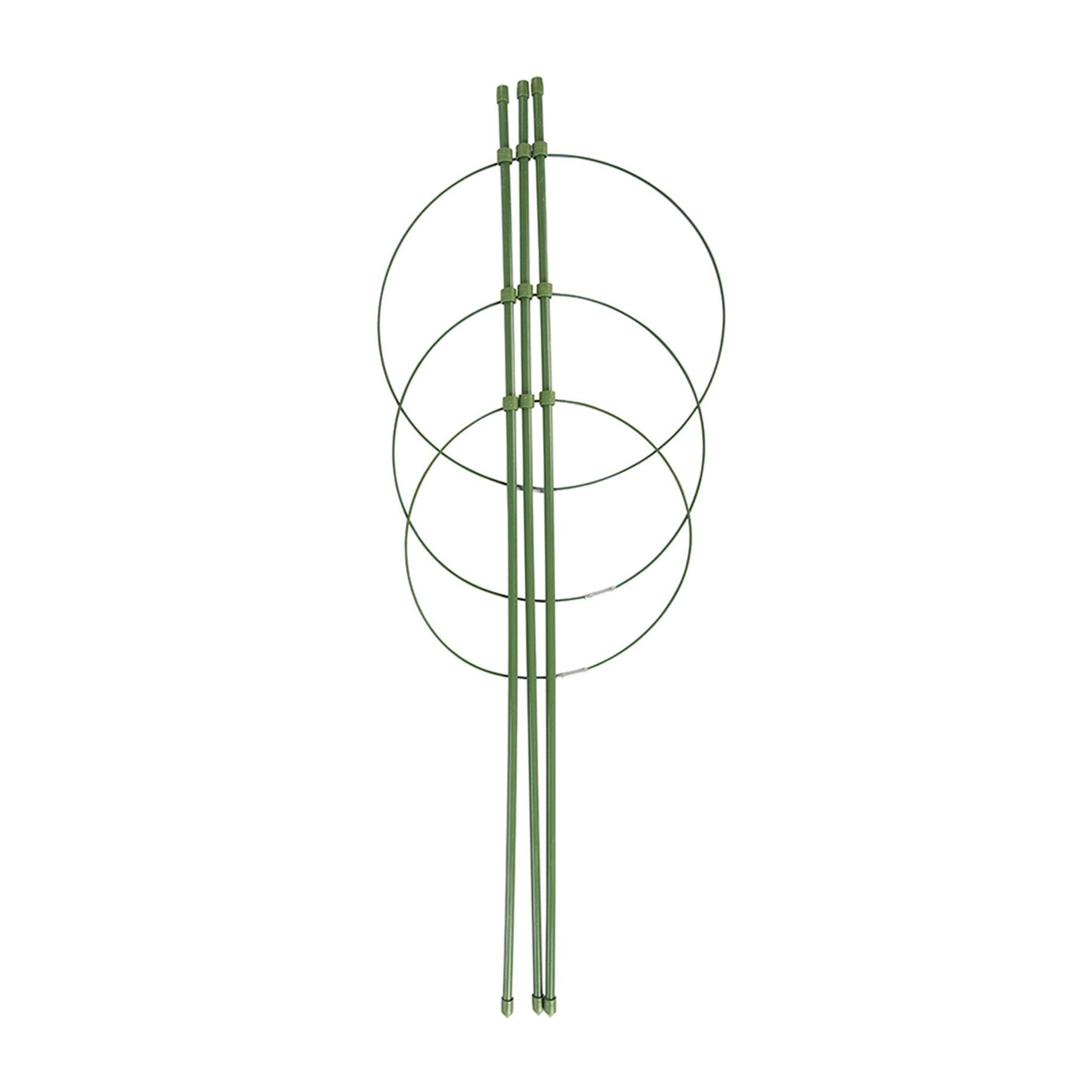 3-Tier Plant Support Durable Steel Rust Resistant Plastc Coating 180 200 & 220mm