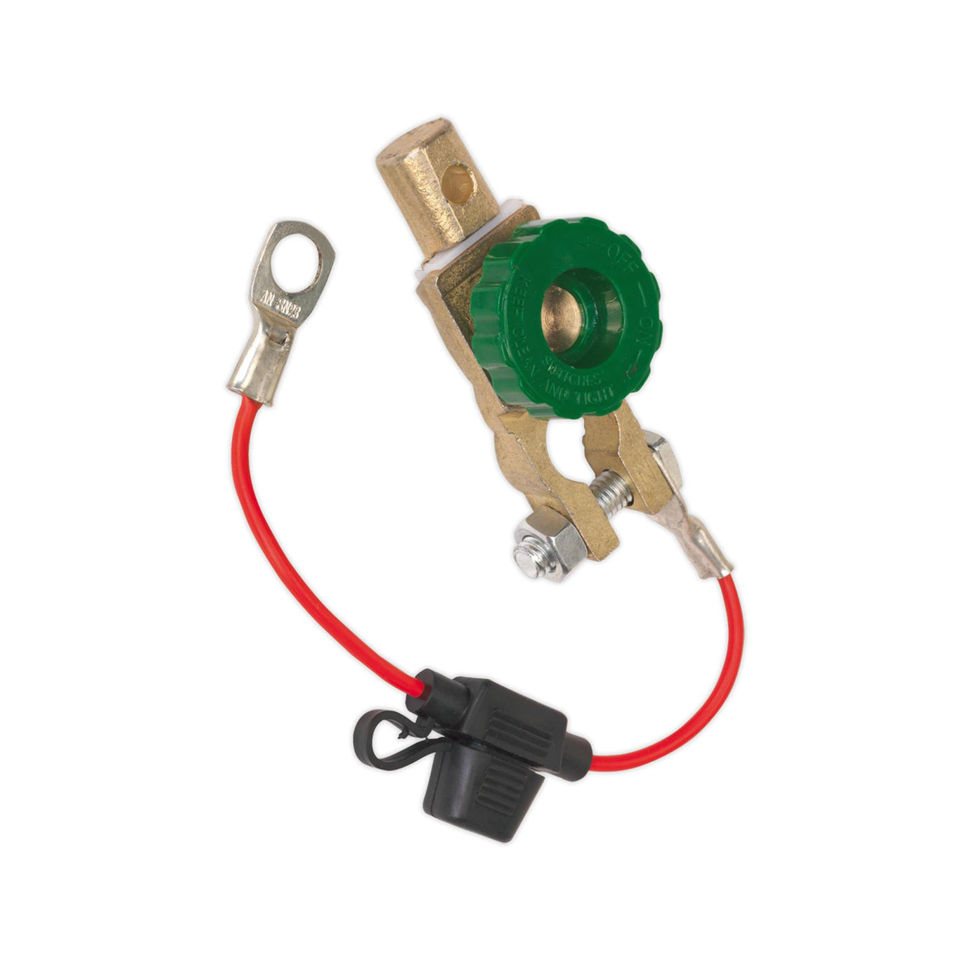 Sealey Battery Terminal & Fuse Holder 12-24V Anti-Theft
