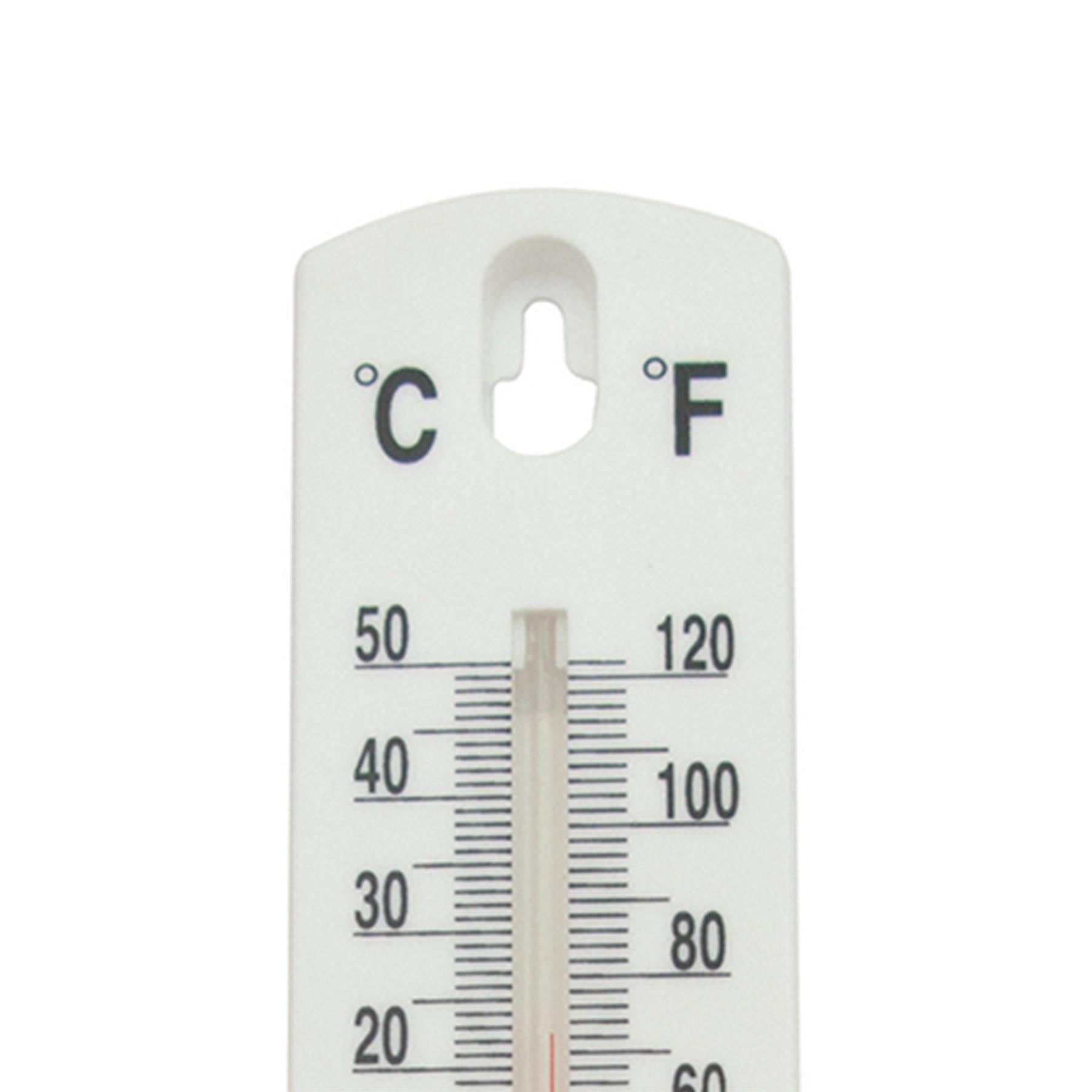 Wall Thermometer 200mm Lightweight Celsius And Fahrenheit Indoor Outdoor