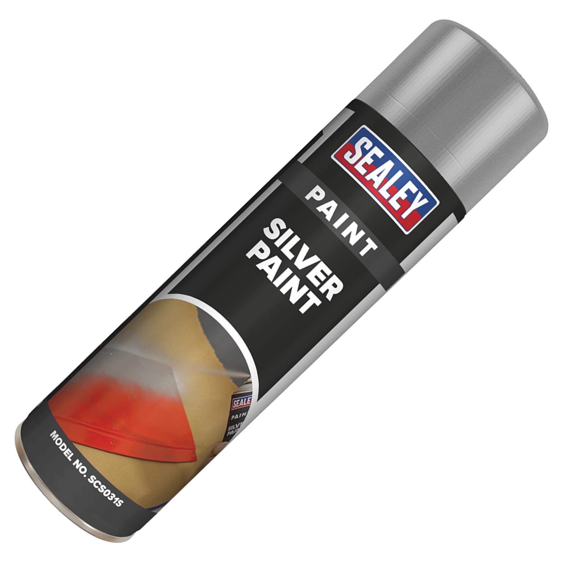 Sealey Silver Paint 500ml Single