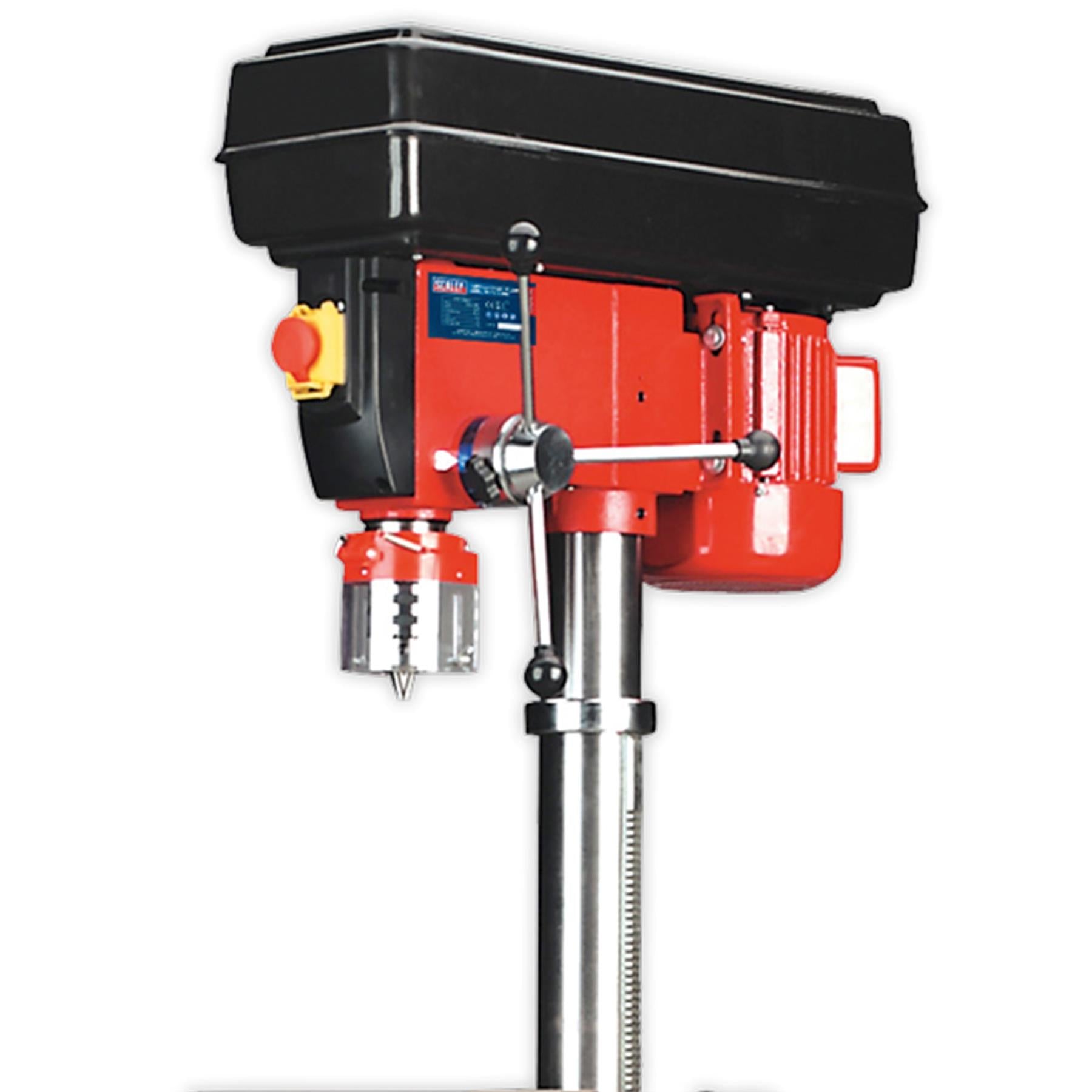 Sealey Pillar Drill Floor Variable Speed 1630mm Height 650W/230V