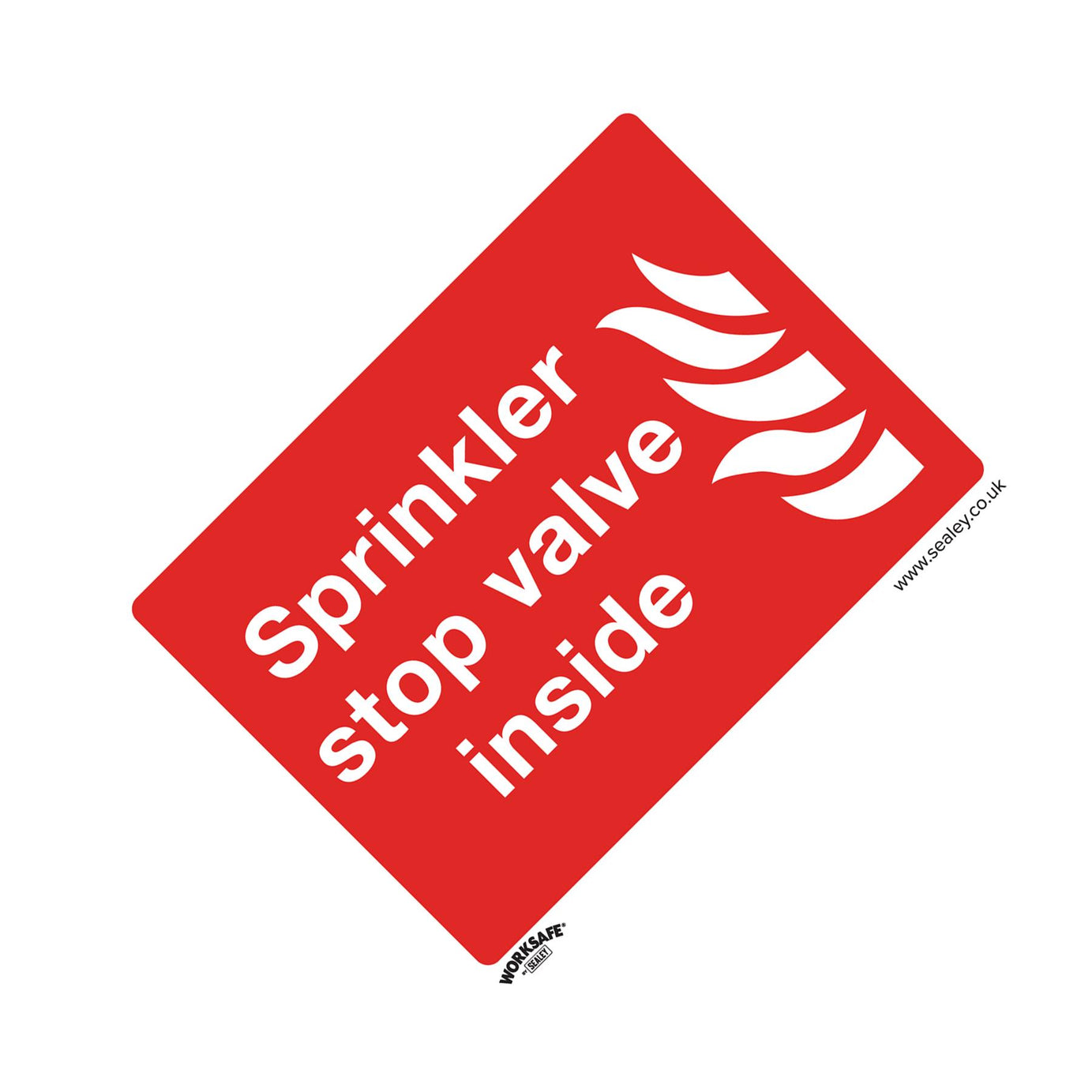 Safe Conditions Safety Sign - Sprinkler Stop Valve - Rigid Plastic