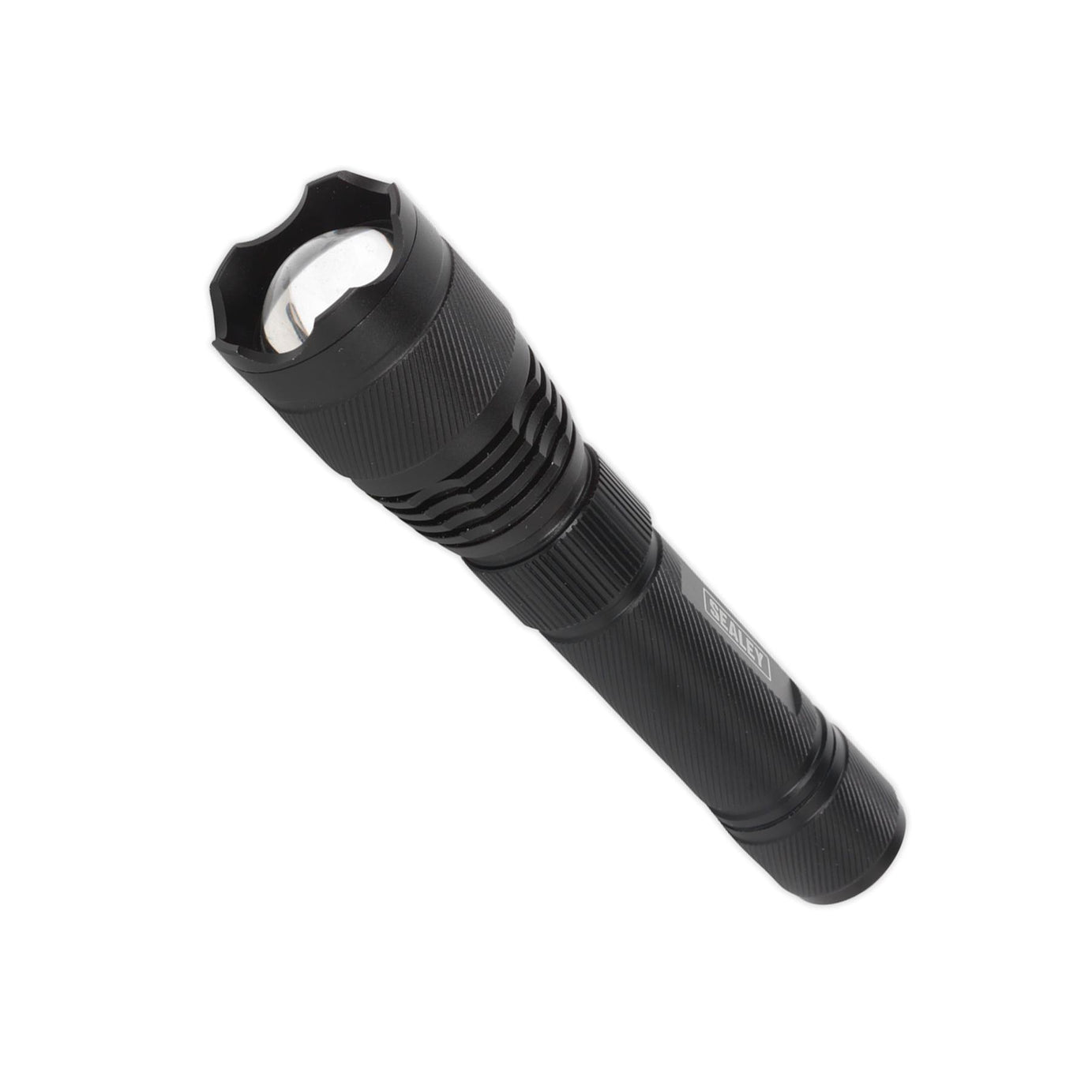 Sealey Aluminium Torch 10W CREE XPL LED Adj Focus R/Charge USB Port