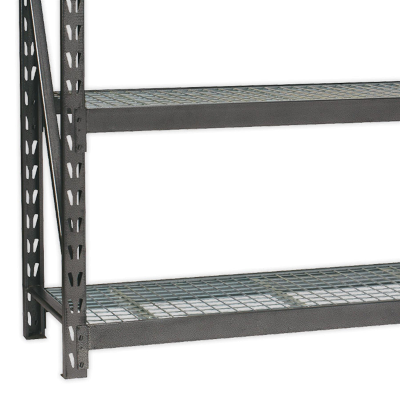 Sealey HD Racking Extension 4 Mesh Shelves 640kg Capacity/Level