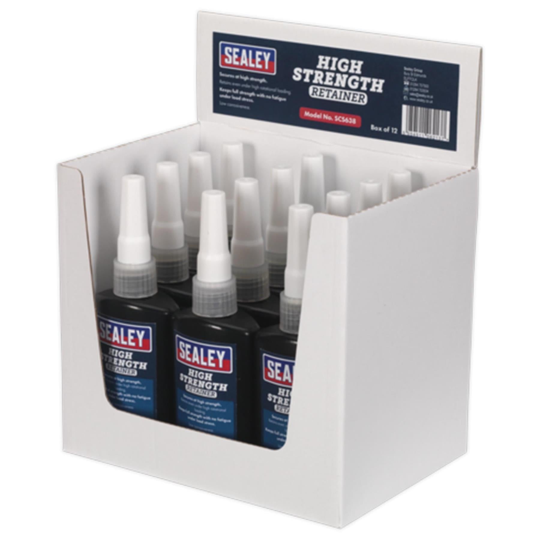 Sealey High Strength Retainer 50ml Pack of 12