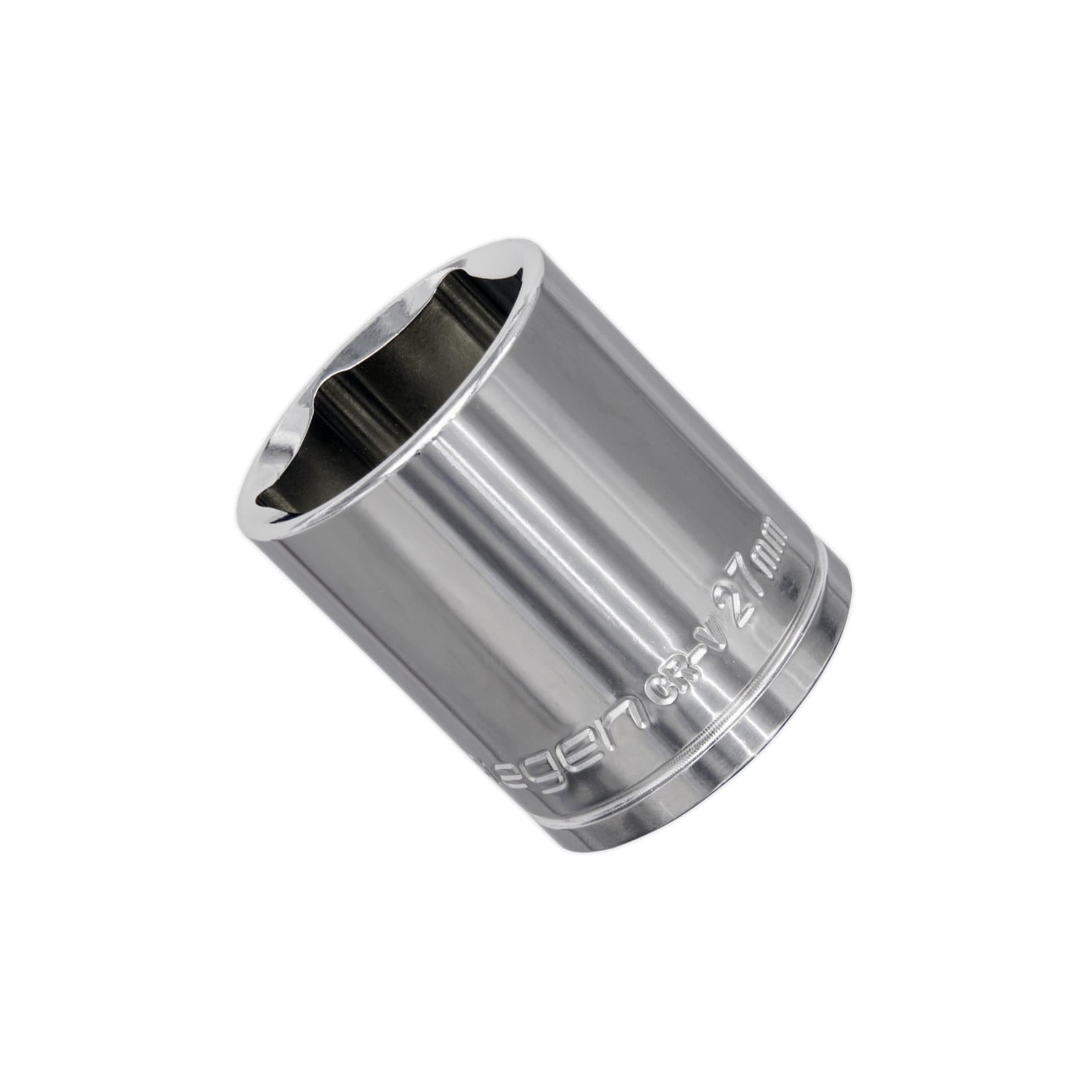 Sealey WallDrive Socket 27mm 1/2"Sq Drive