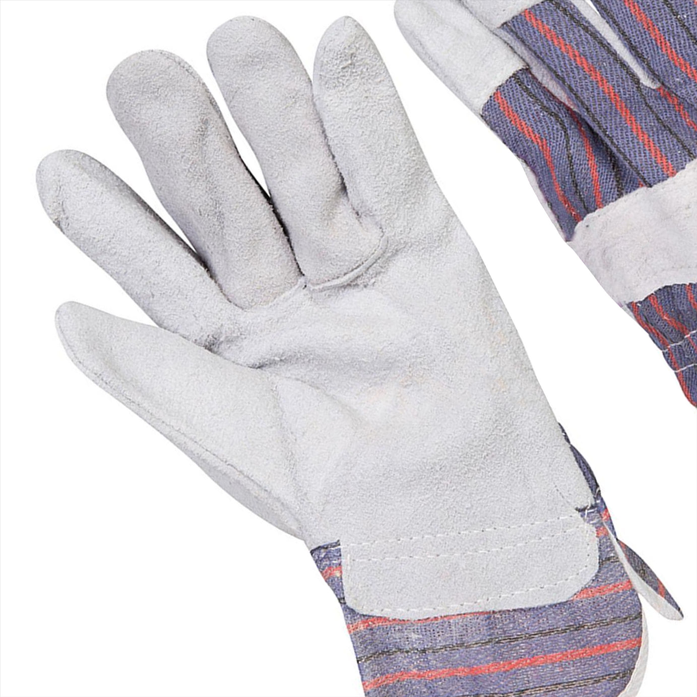 1 X Rigger Gloves Chrome Leather Quality Safety For Construction And General Use