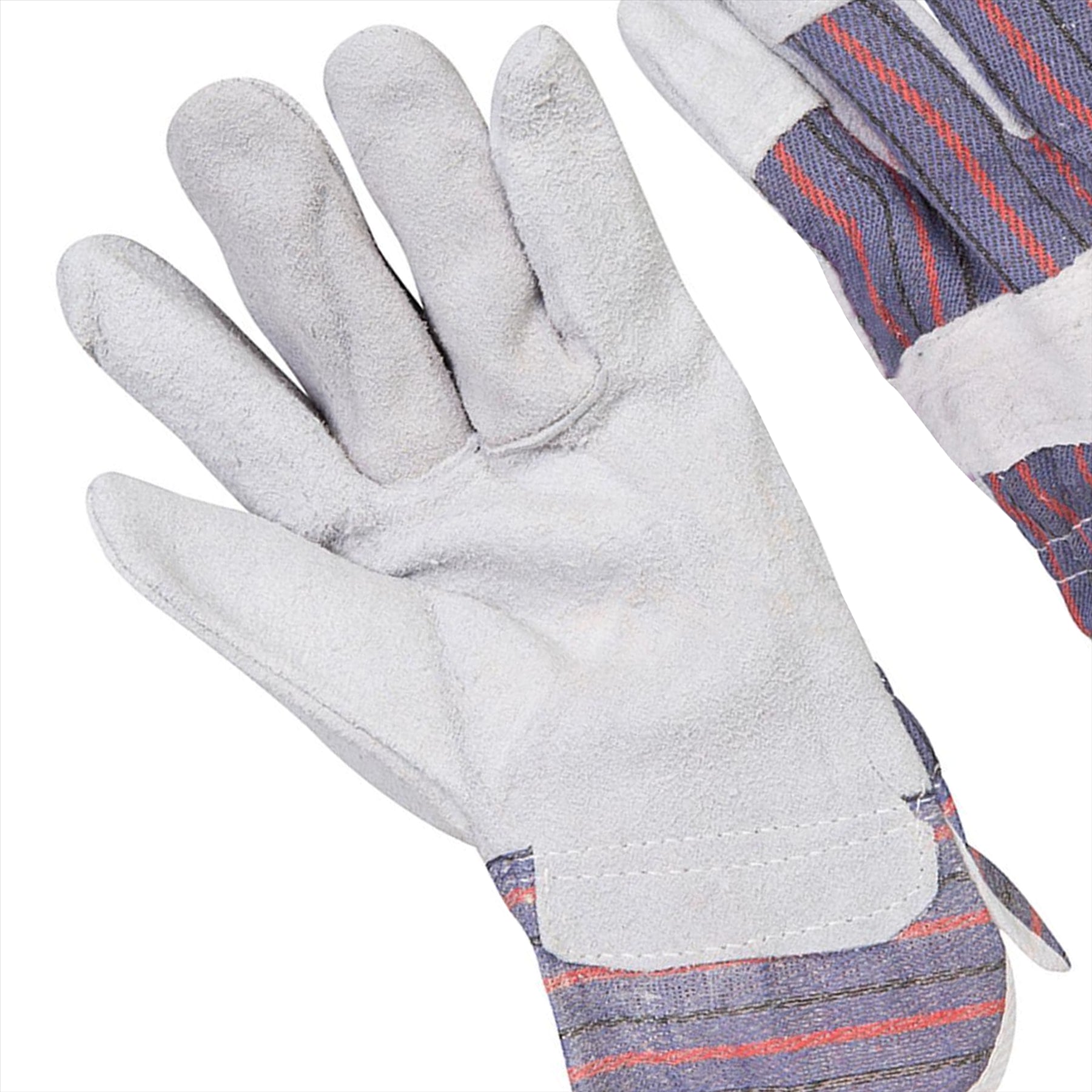 1 X Rigger Gloves Chrome Leather Quality Safety For Construction And General Use