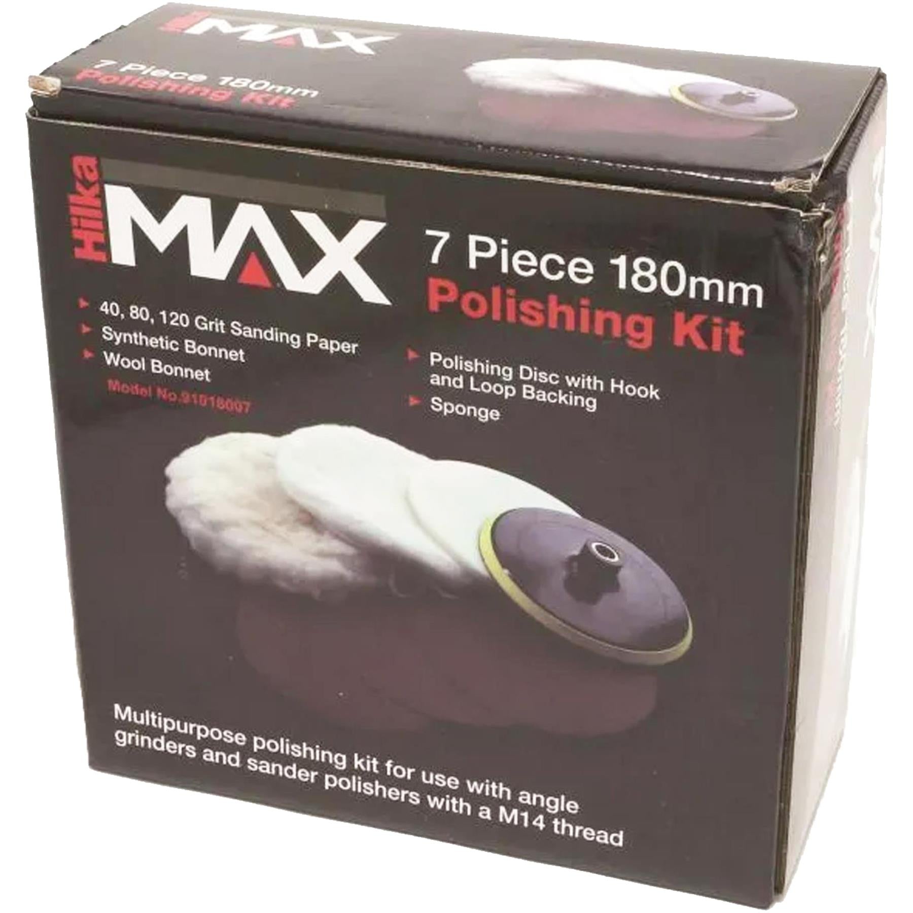 7-Piece 180mm Polishing Kit