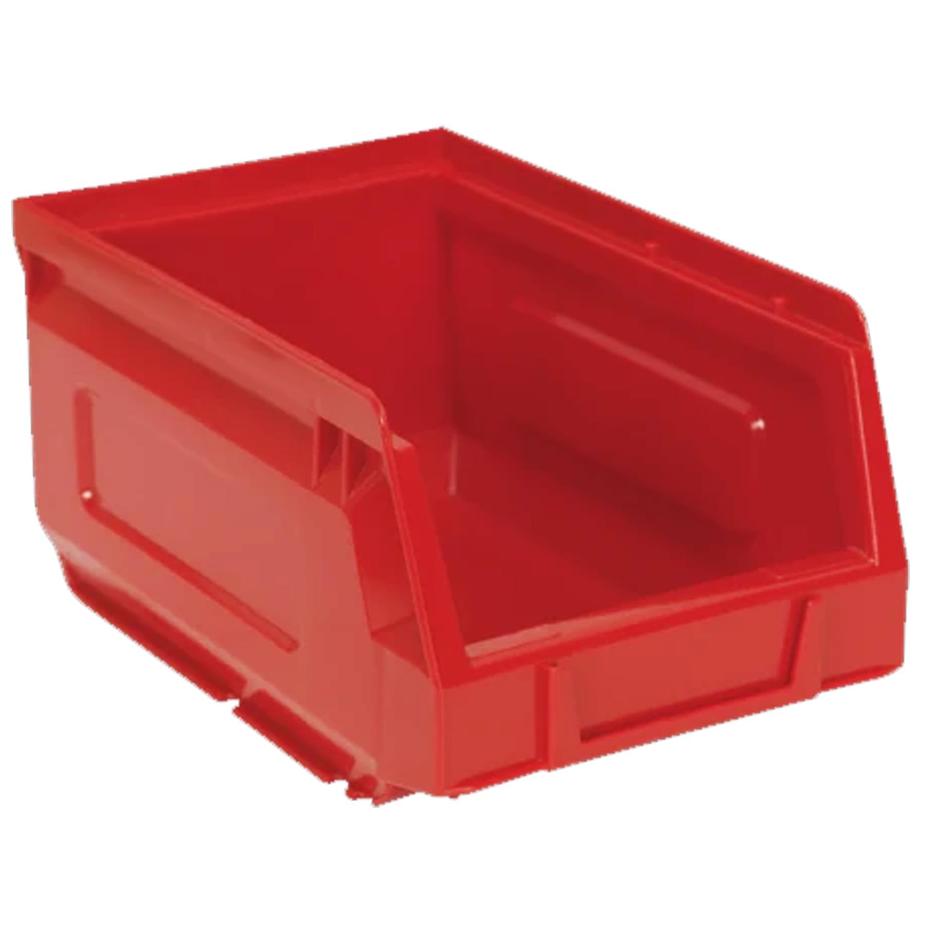 Sealey Plastic Storage Bin 105 x 165 x 85mm - Red Pack of 24