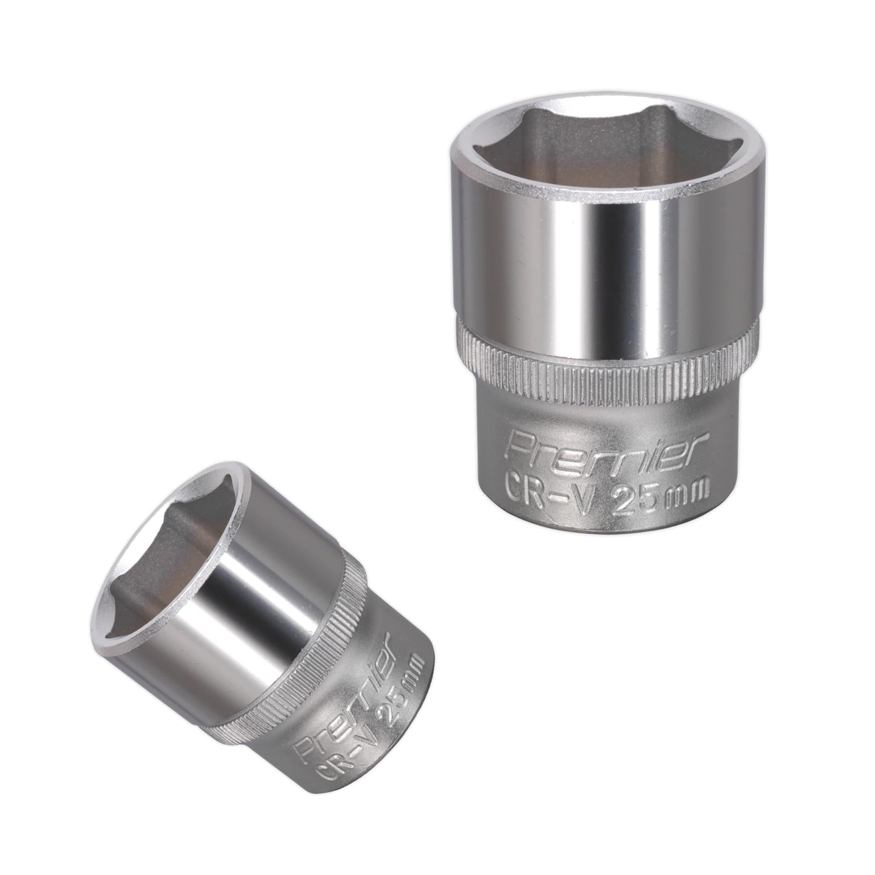 Sealey WallDrive® Socket 25mm 1/2"Sq Drive