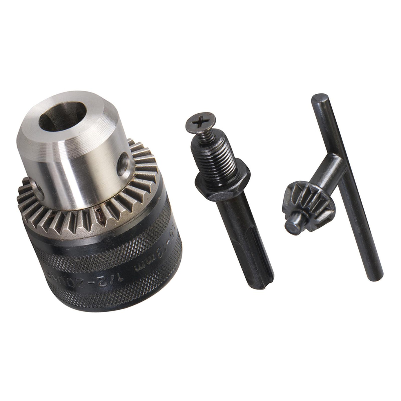 13mm 1/2" UNF Drill Chuck With SDS Shaft Adaptor and Chuck Key