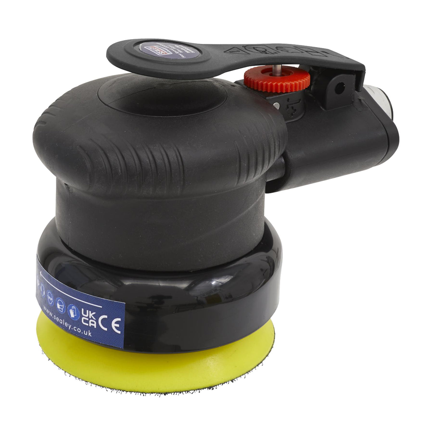Sealey Air Palm Orbital Sander 75mm Hook-And-Loop Pad