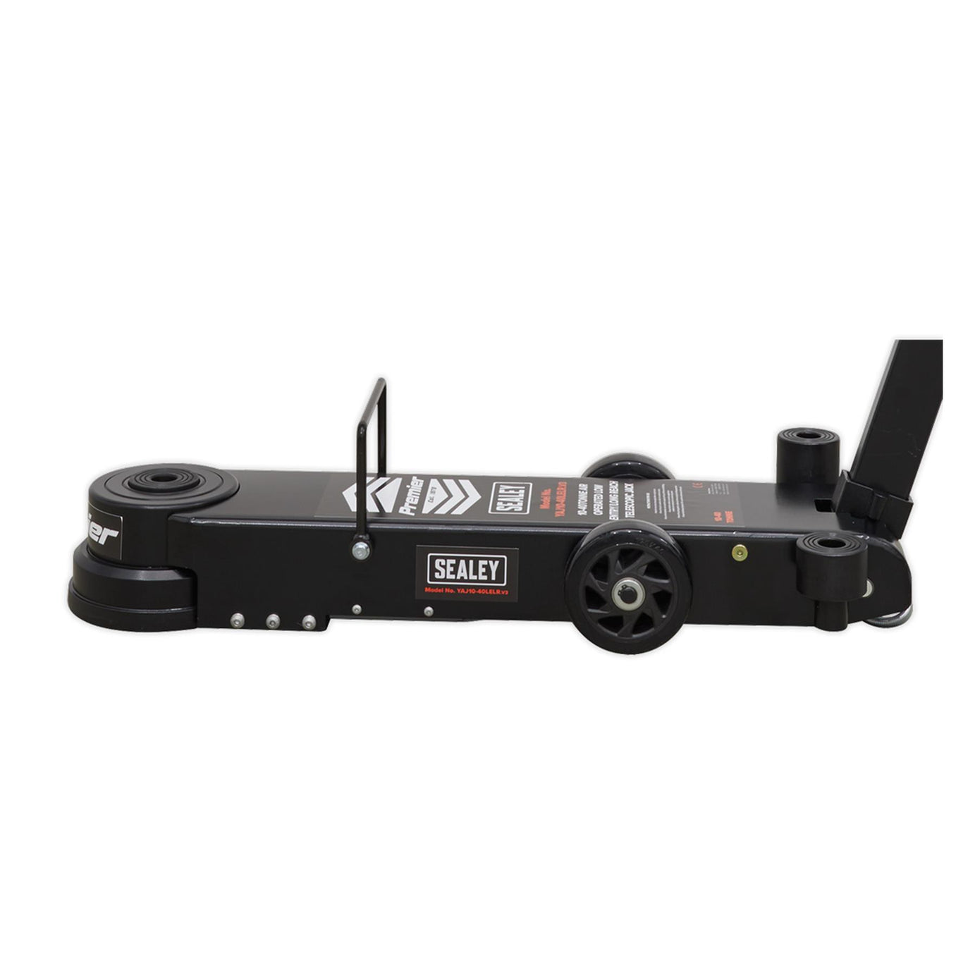 Sealey Air Operated Jack 10-40t Telescopic - Long Reach/Low Entry
