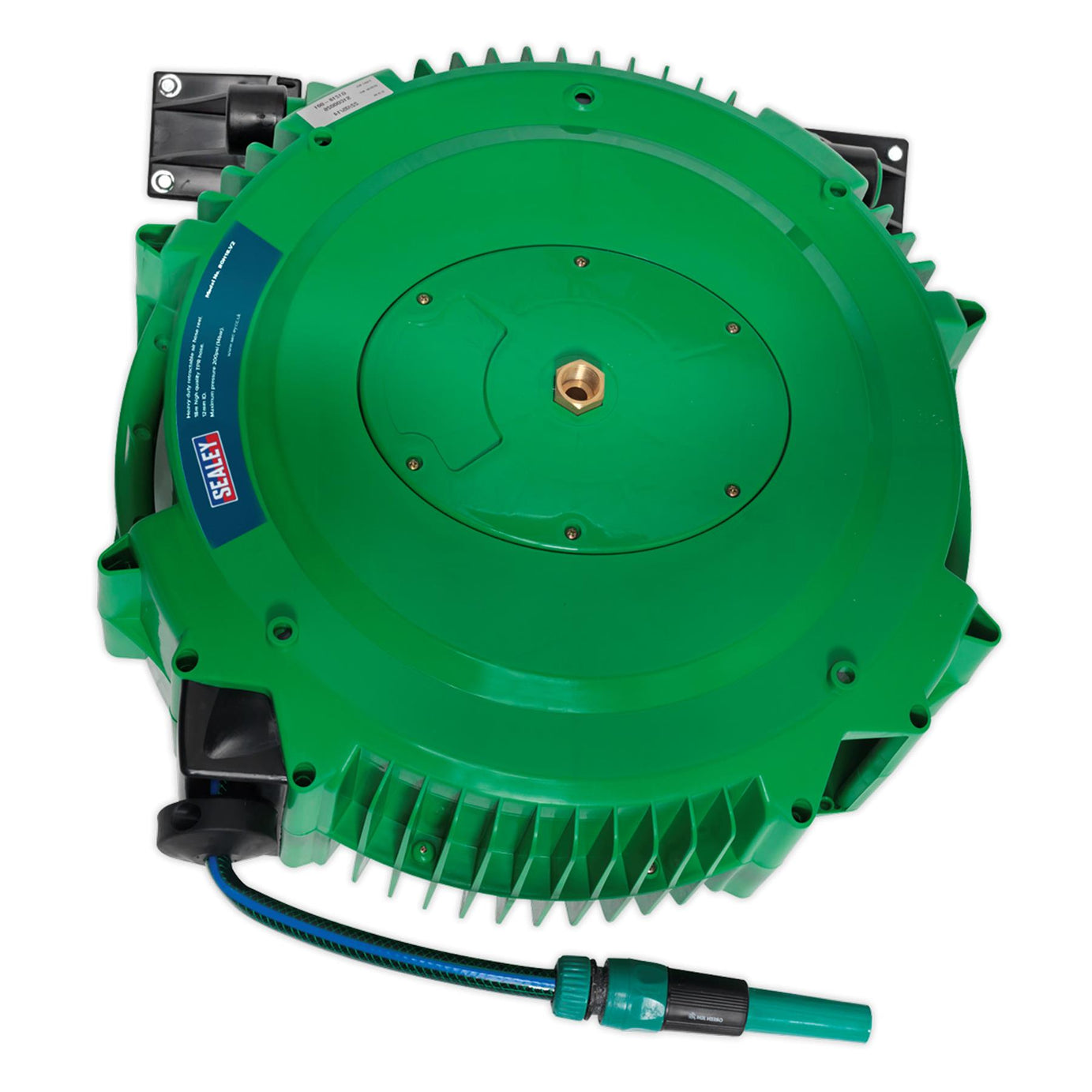 Sealey Retractable Water Hose Reel 18m 12mm ID PVC Hose