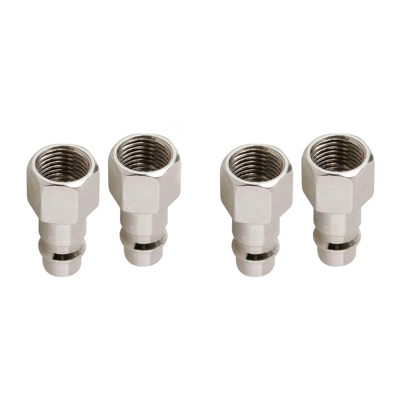 Euro Air Line Hose Quick Connector Bayonet Coupler 5 Pc Mixed Set 1/4 Bsp Female