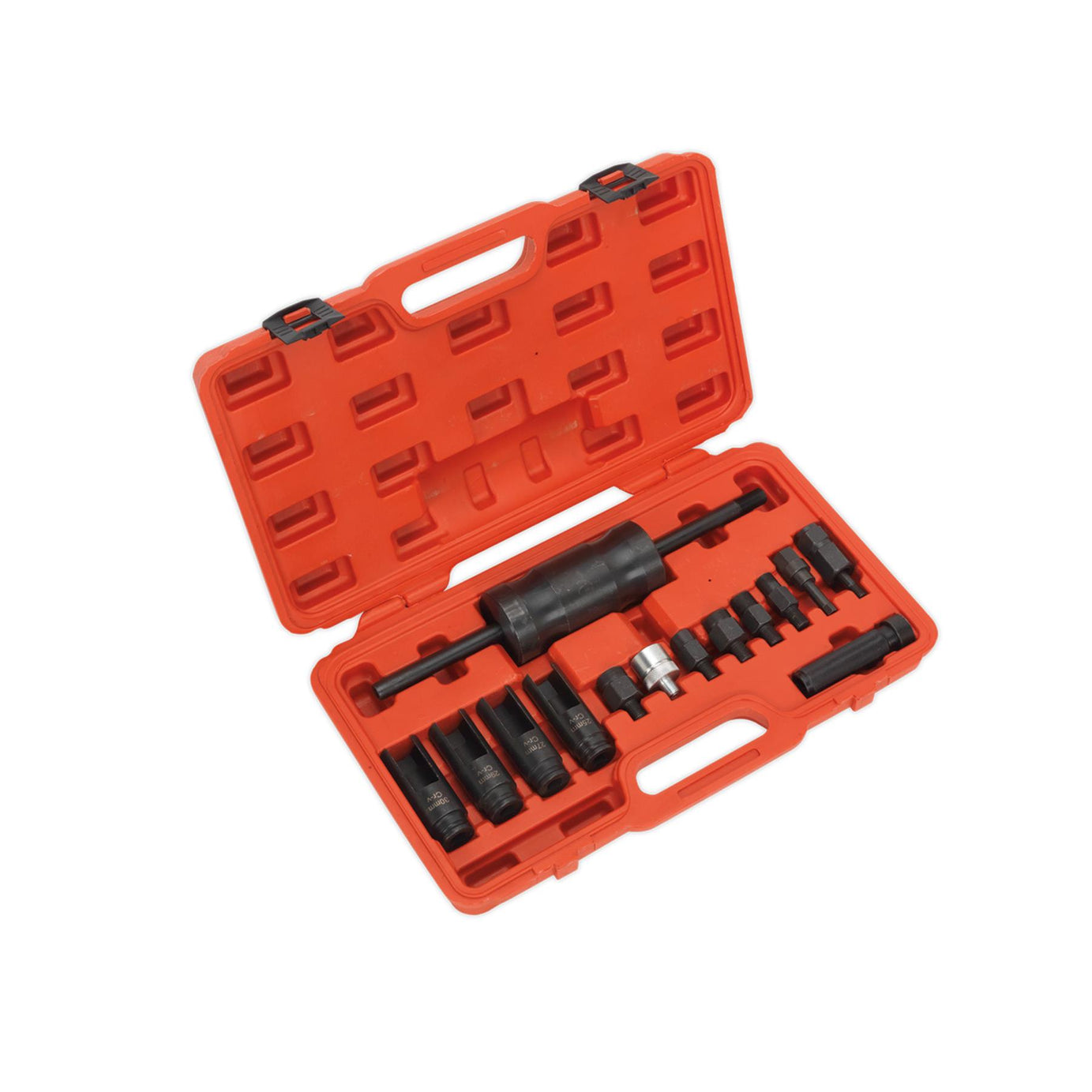 Sealey Diesel Injector Puller Set 14pc Fast & Safe Removal  Storage Case