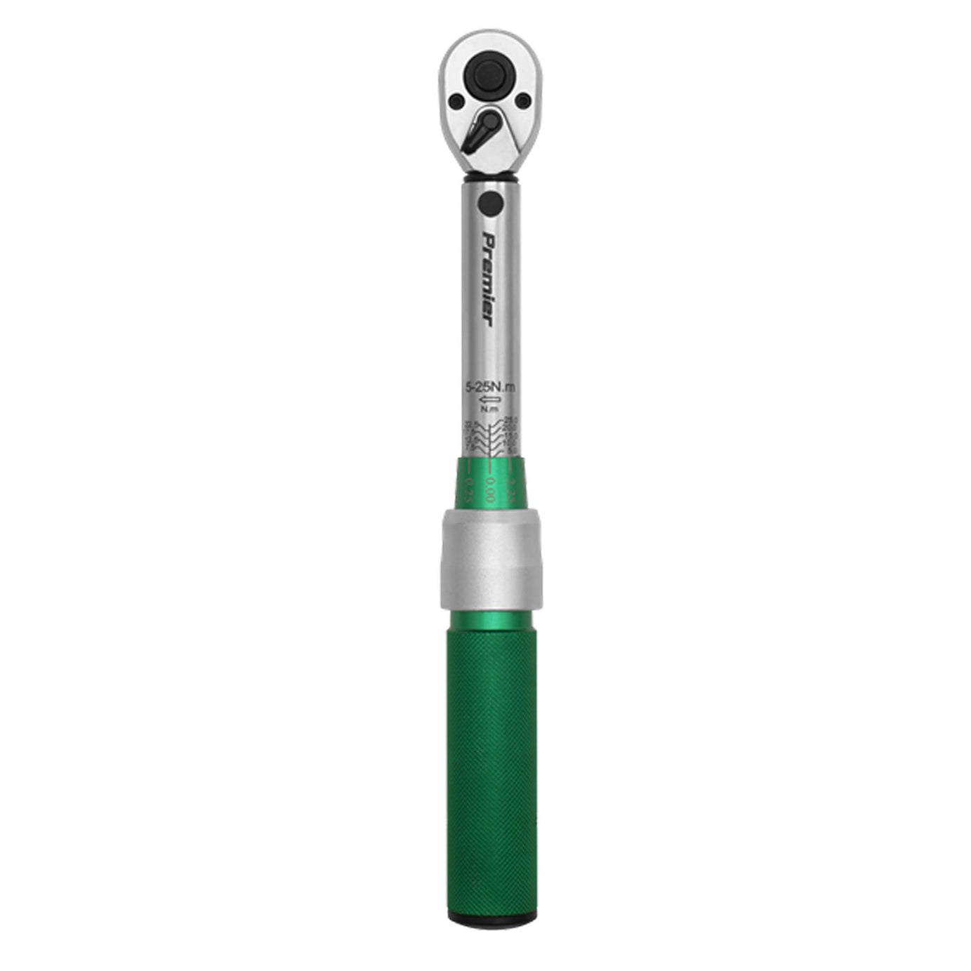 Sealey Torque Wrench Micrometer Style 1/4"Sq Drive 5-25Nm-Calibrate
