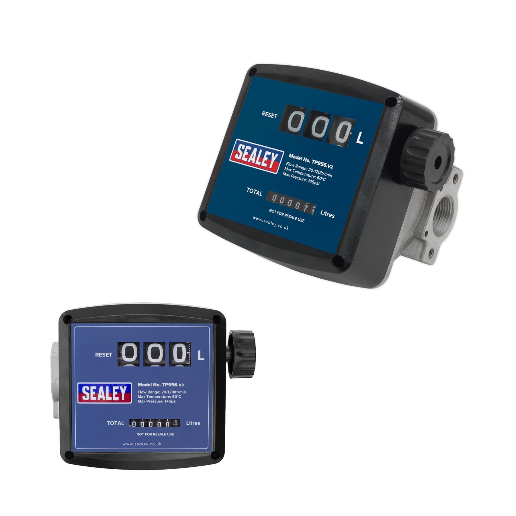 Sealey Diesel & Fluid Flow Meter Unique Filter & Flange Assembly