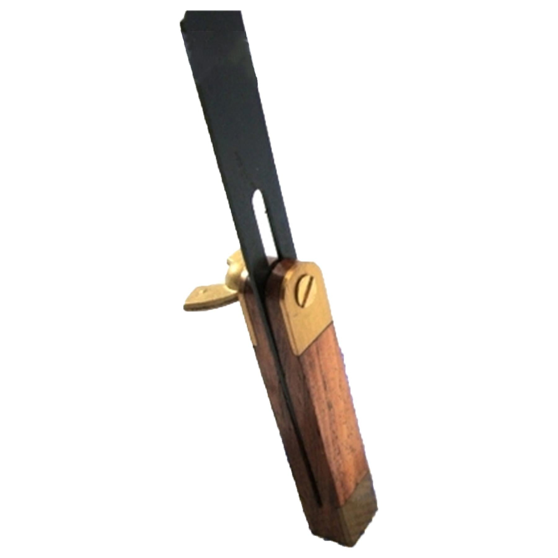 100mm Mini Adjustable Bevel Carpentry Miniature Tools With Solid Brass End Cap