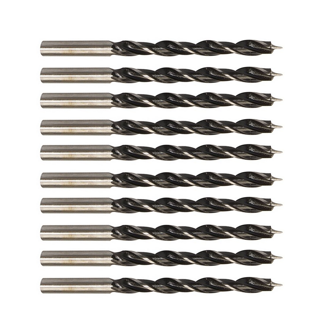 10Pk Lip & Spur Drill Bits 6mm Durable Sharp Precision Drill Work On Wood DIY