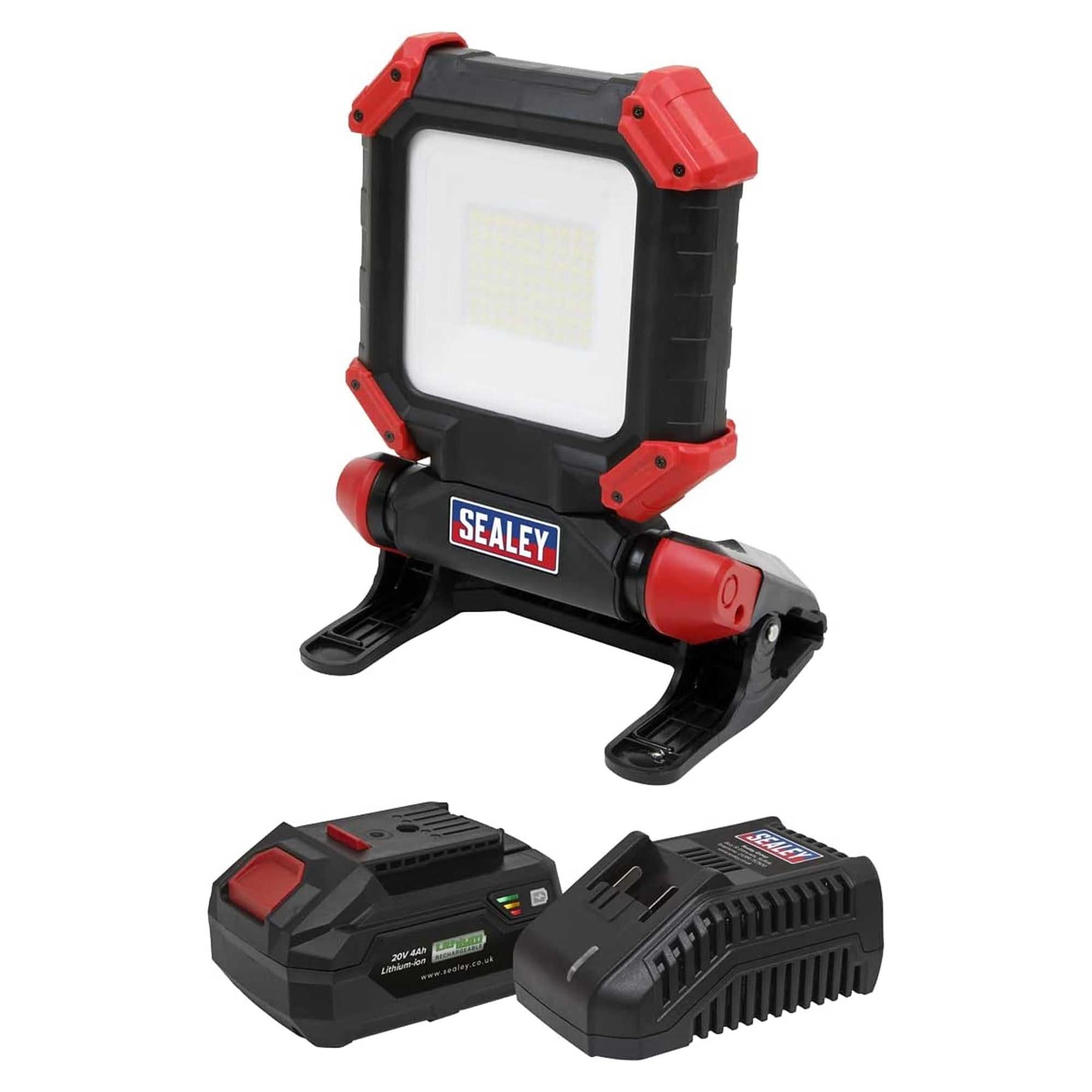 Sealey 20V 4Ah SV20 Series Cordless SMD LED 1800lm Worklight Kit