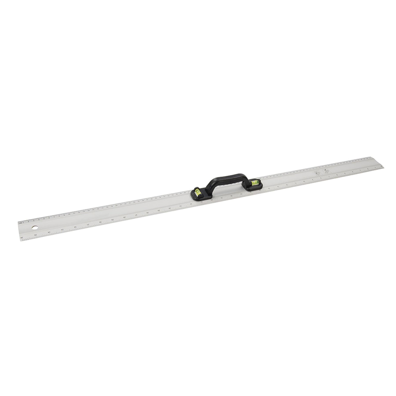 Aluminium Rule Spirit Level Ruler Straight Edge - 900mm With Rebated Edge