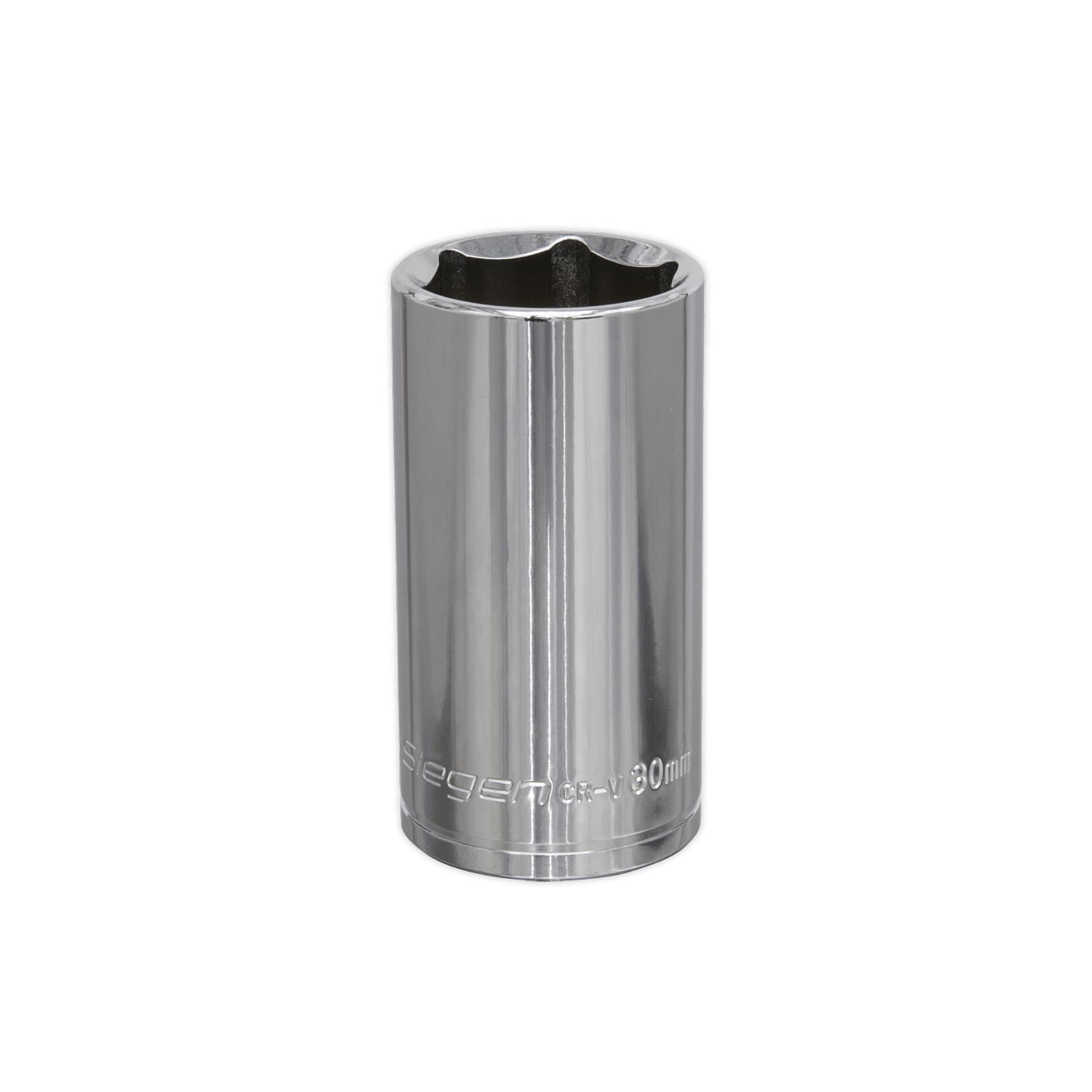 Sealey WallDrive Socket 30mm Deep 1/2"Sq Drive