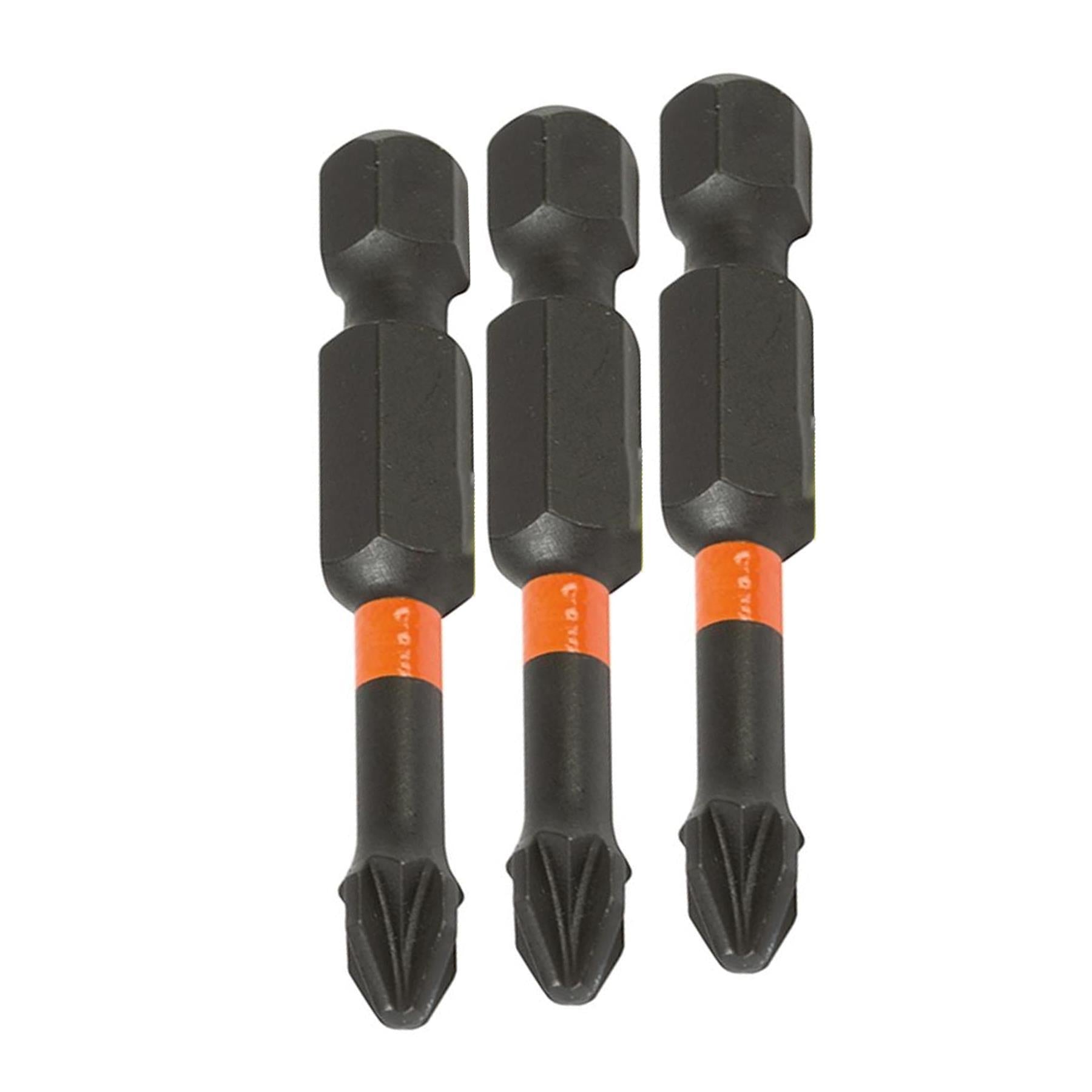 3x PH2 High Torque Impact Bit Drill Driver Screwdriver Bits Sets 50mm