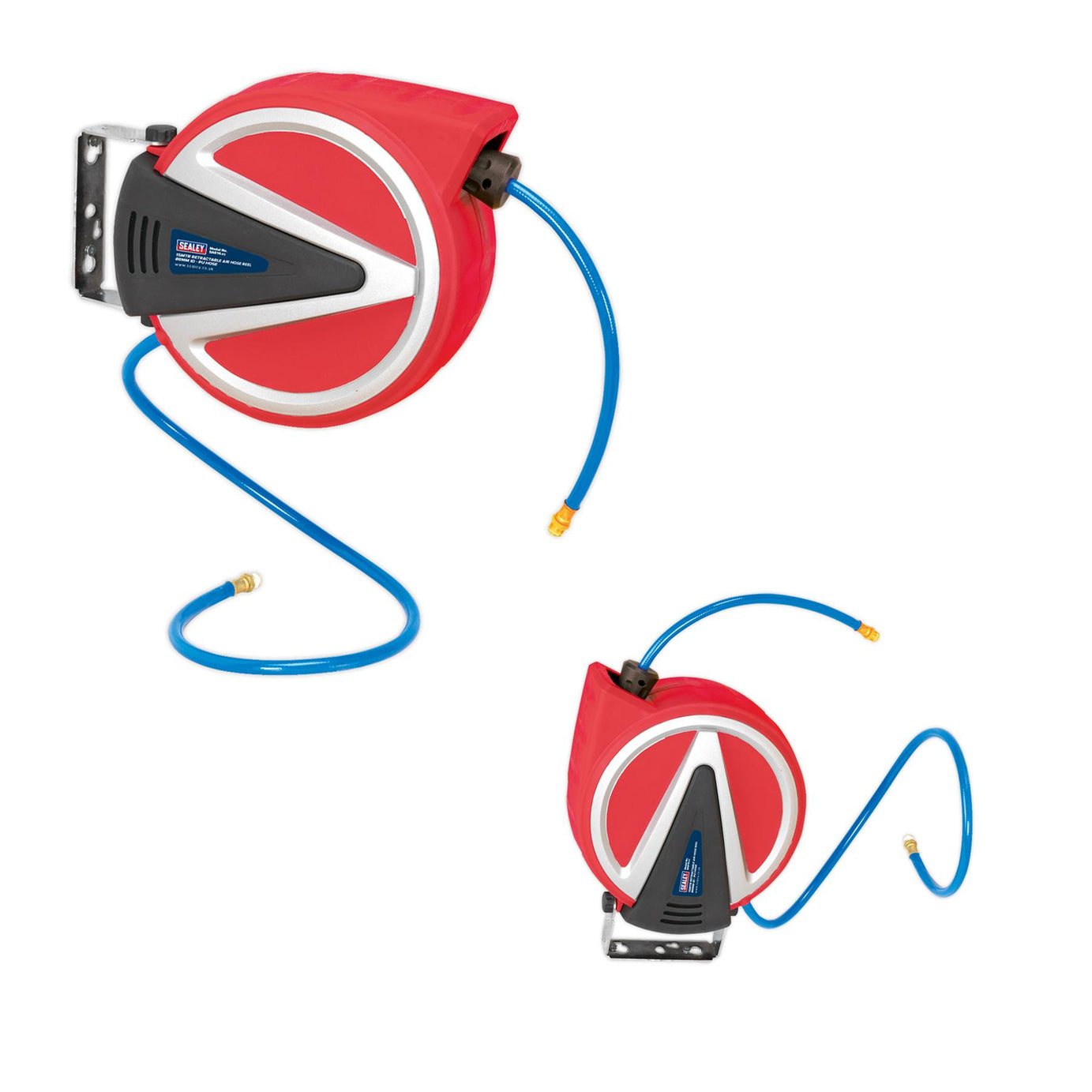 Sealey Retractable Air Hose Reel 15m 8mm ID - PU Hose