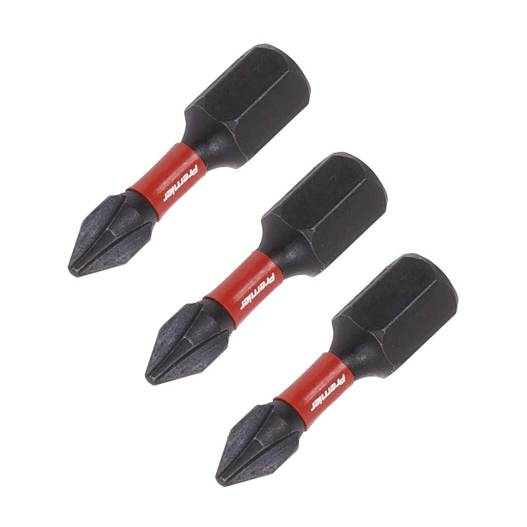 Phillips #1 Impact Power Tool Bits 25mm - 3pc