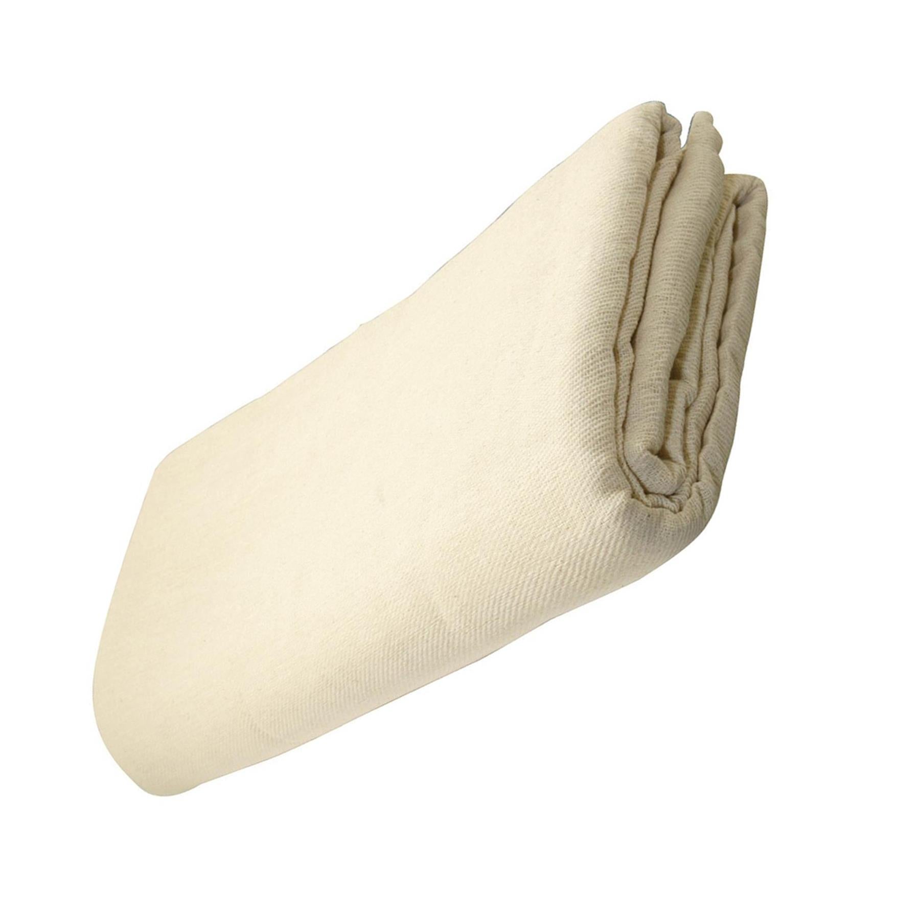 Dust Sheet Poly Twill 3.6 X 2.4M 100% Absorbent Cotton Twill Polythene Backing