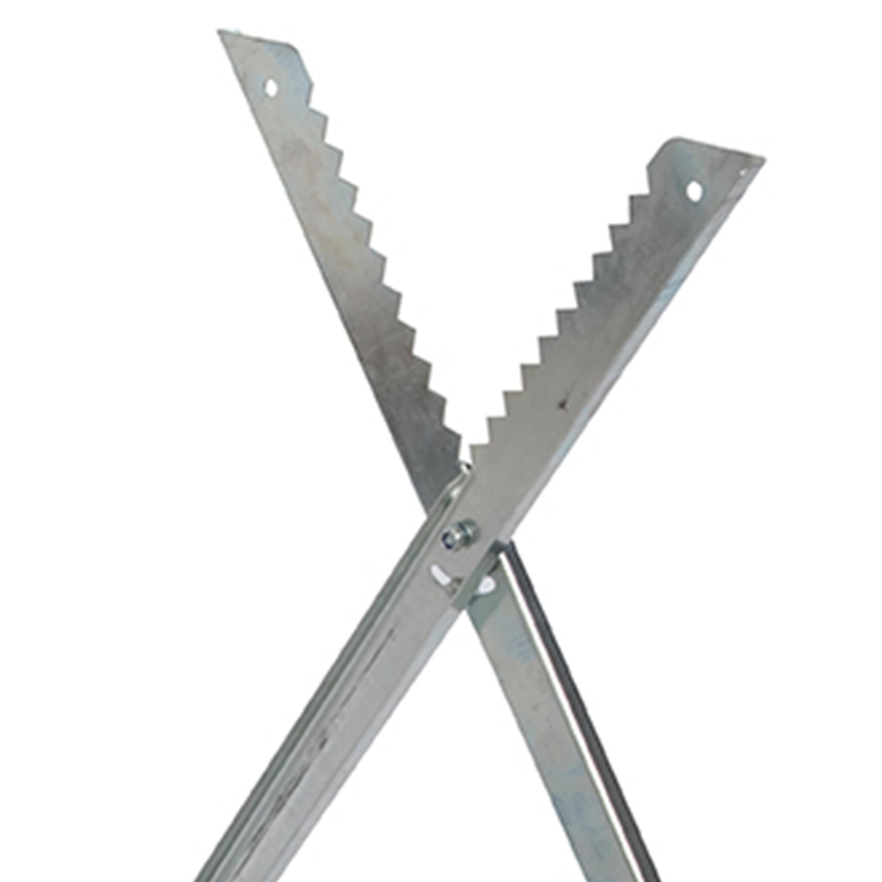 790 x 850mm Saw Horse Metal Sawhorse Logs Wood Chainsaw Cutting Work Bench