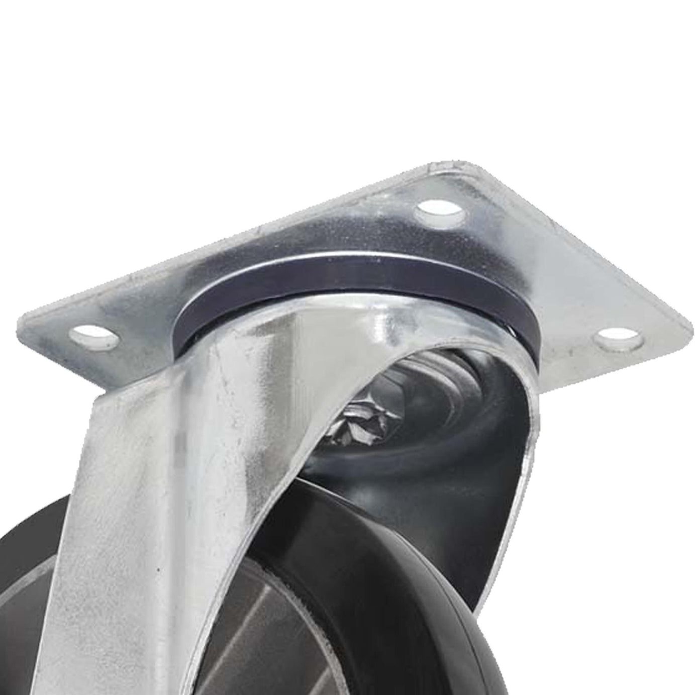 Sealey Heavy-Duty Rubber Castor Wheel Swivel 200mm