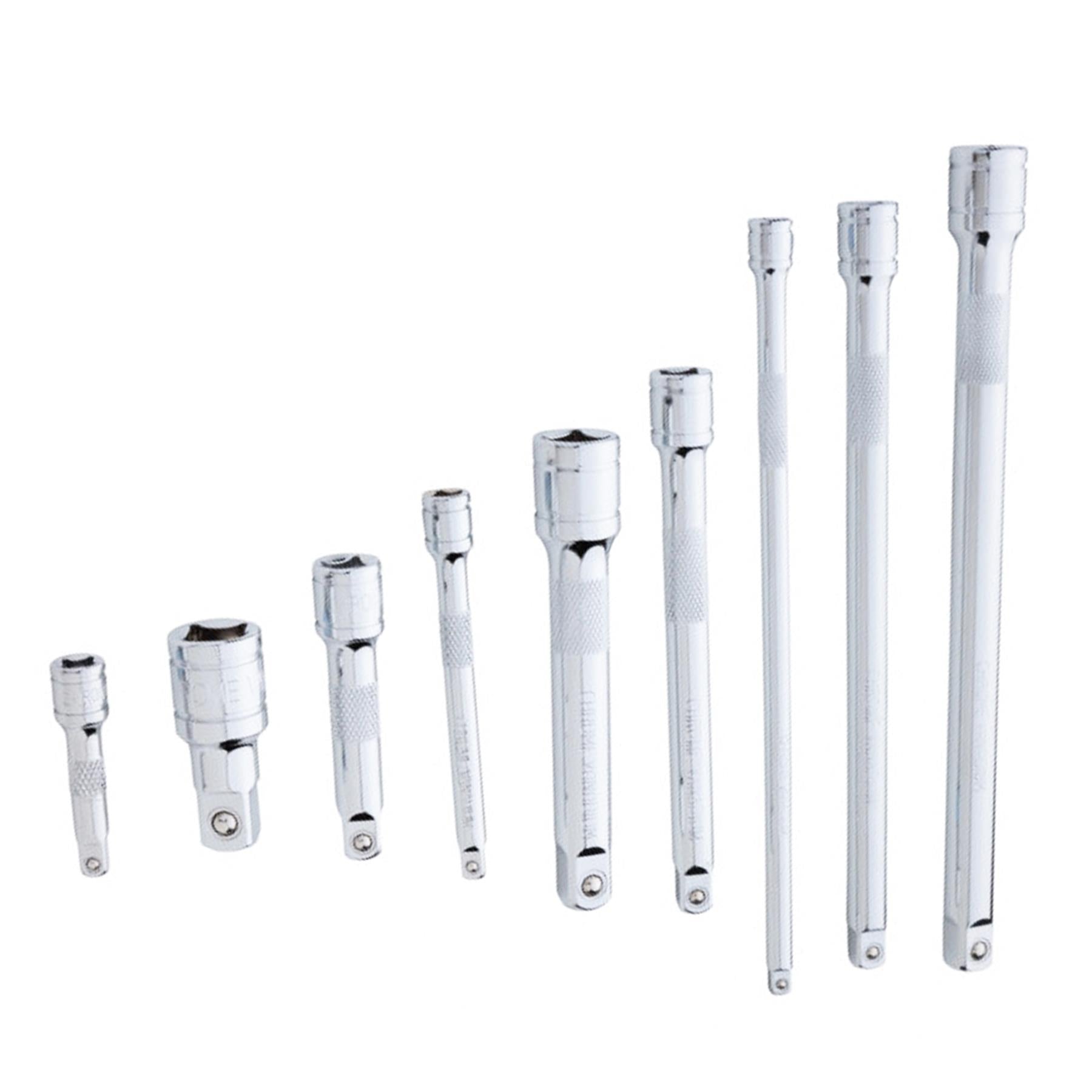 BlueSpot 9pc 1/4" 3/8" 1/2" dr Impact Extension Bar Set, Socket Bars