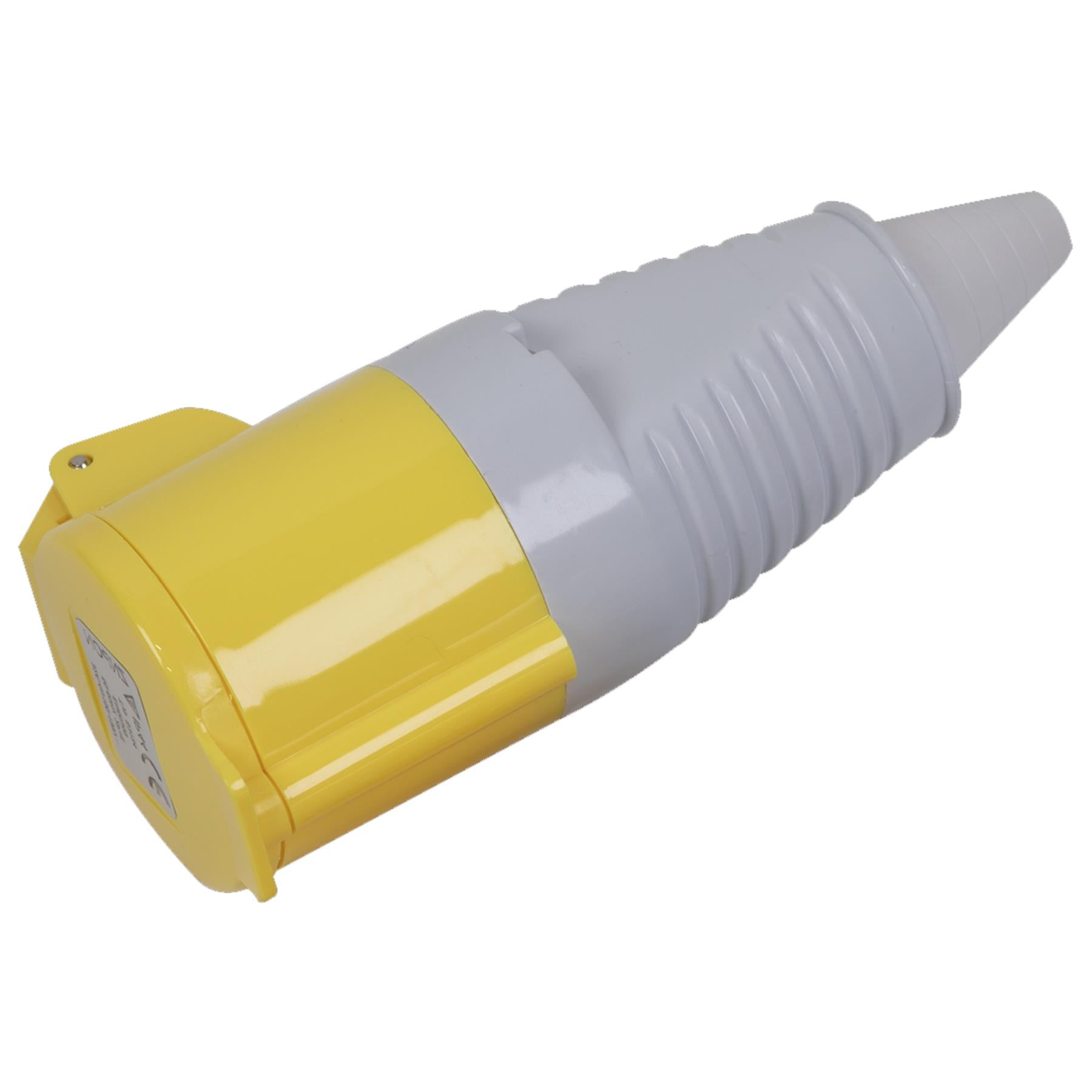 Yellow Socket 110V Socket for use with 2P+E connectors Sealey