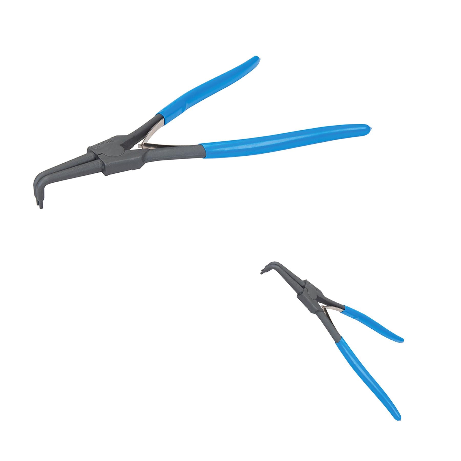 King Dick Outside Circlip Pliers Bent 290mm High-Grade Steel