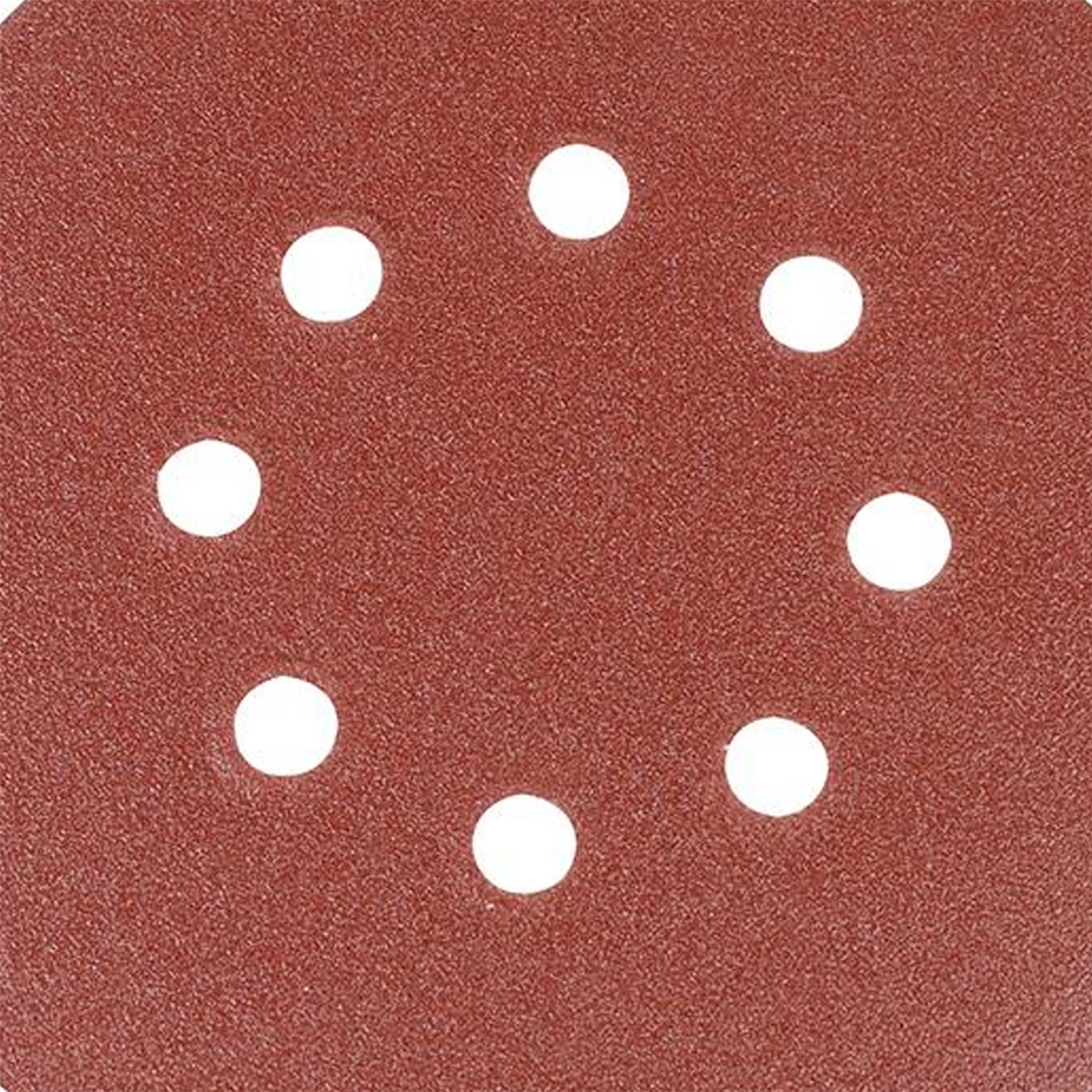 Punched Sanding Discs 150mm 10Pk Grit 80 Hook & Loop Aluminium Oxide New