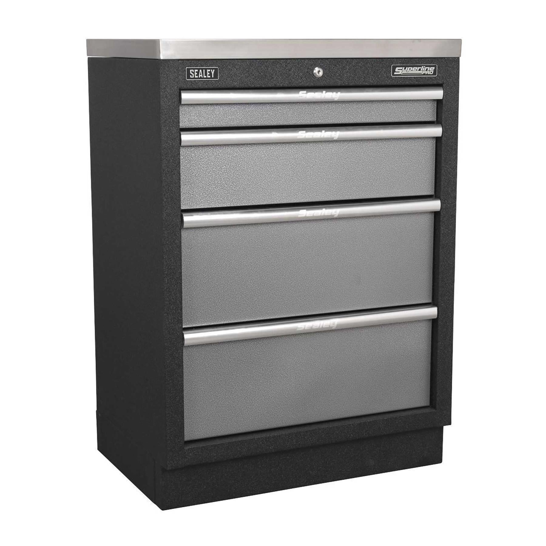 Sealey Superline Pro 4.9m Storage System - Pressed Wood Worktop