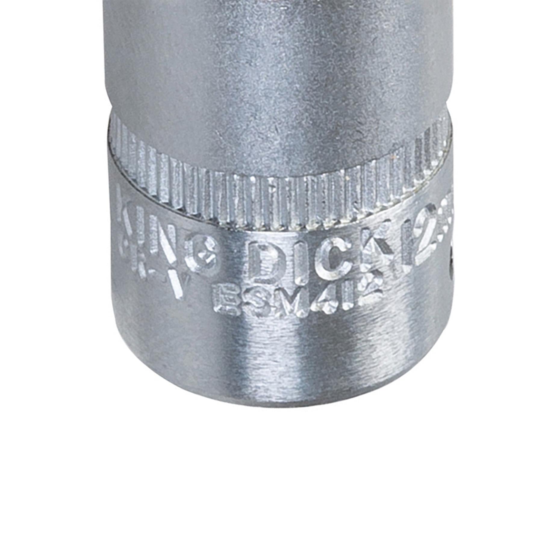 King Dick Socket 1/4" Sd 6pt Metric 12mm